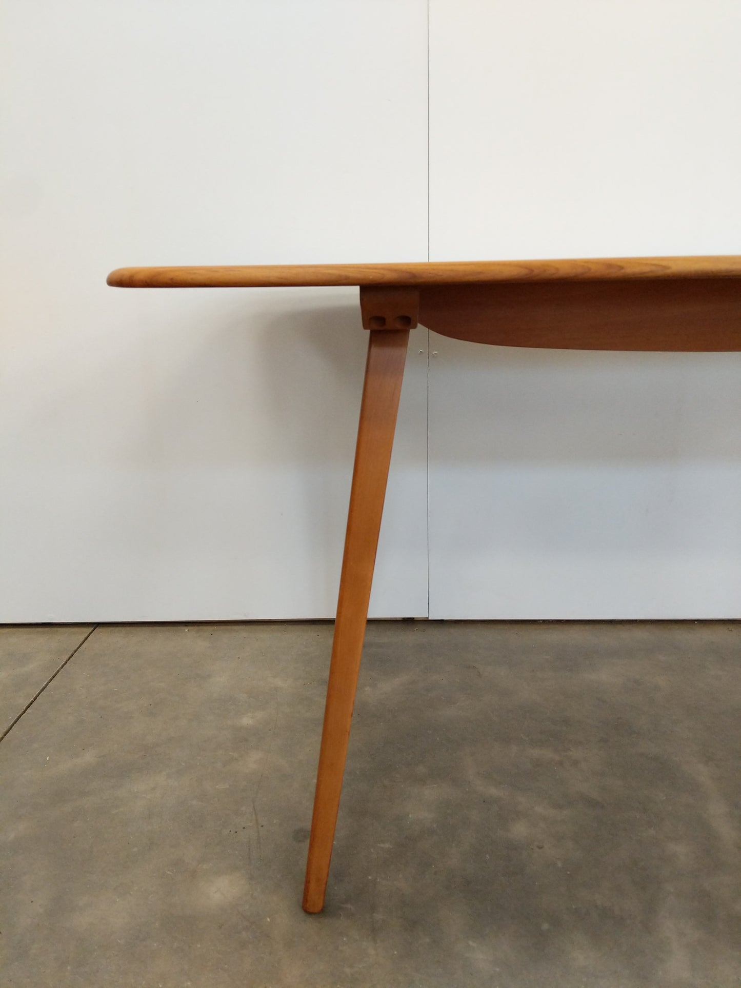 Vintage Ercol Mid Century Modern Plank Dining Table