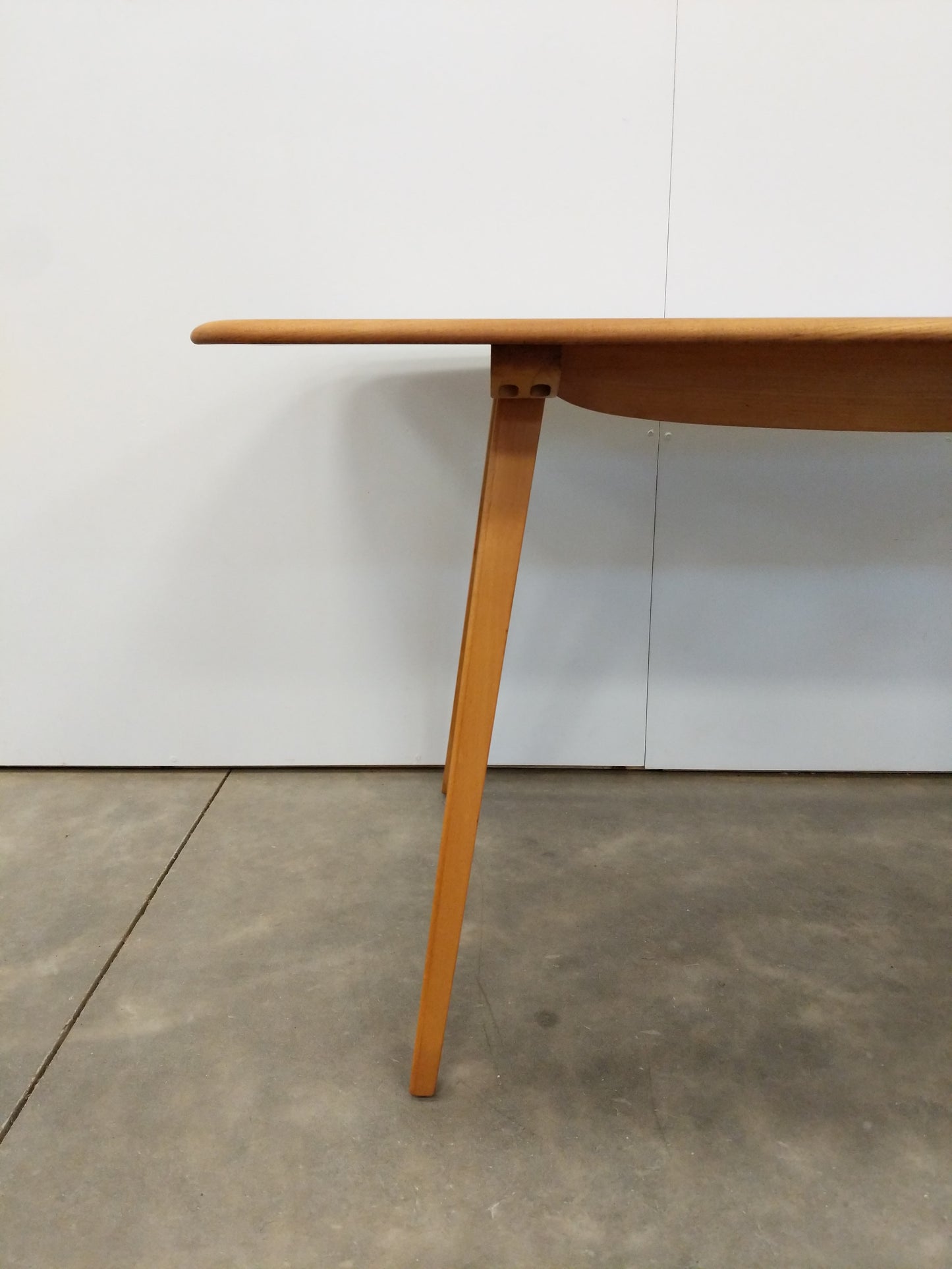 Vintage Ercol Mid Century Modern Plank Dining Table