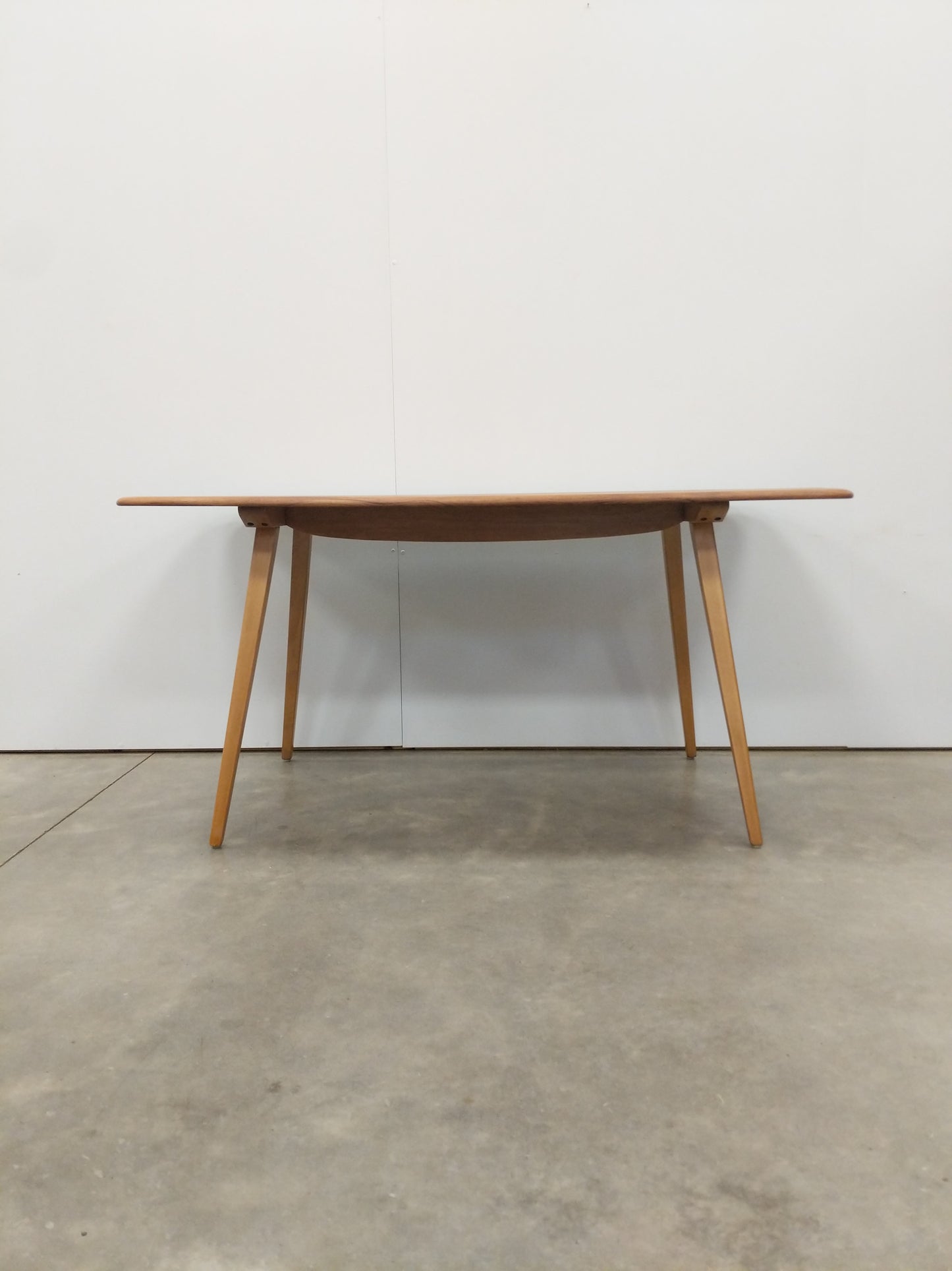 Vintage Ercol Mid Century Modern Plank Dining Table