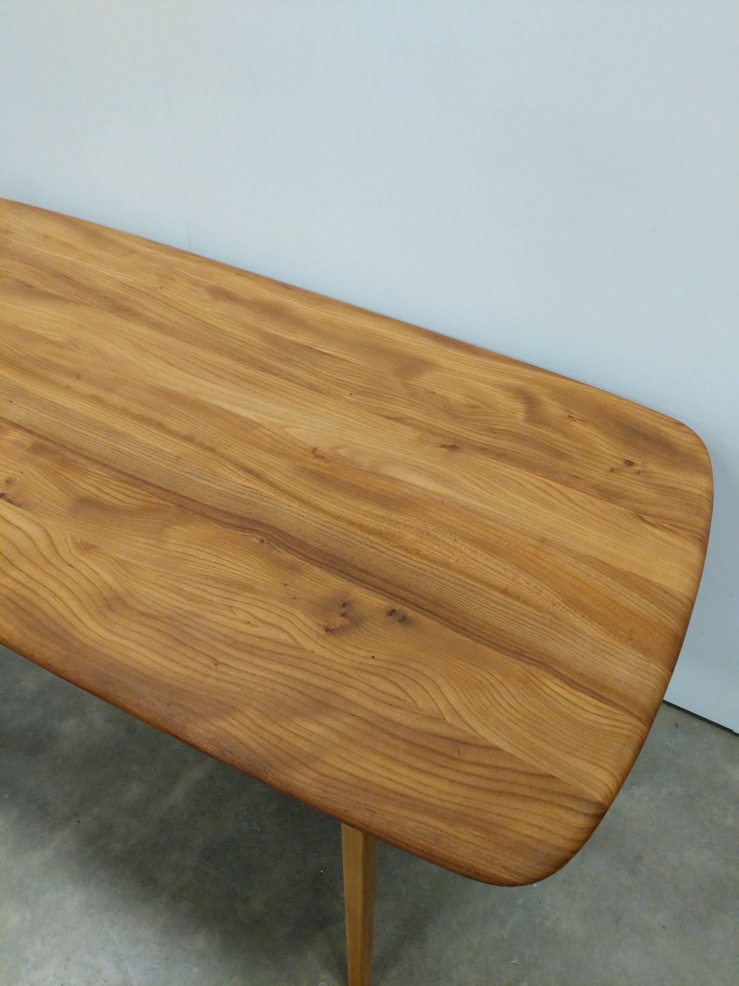 Vintage Ercol Mid Century Modern Plank Dining Table