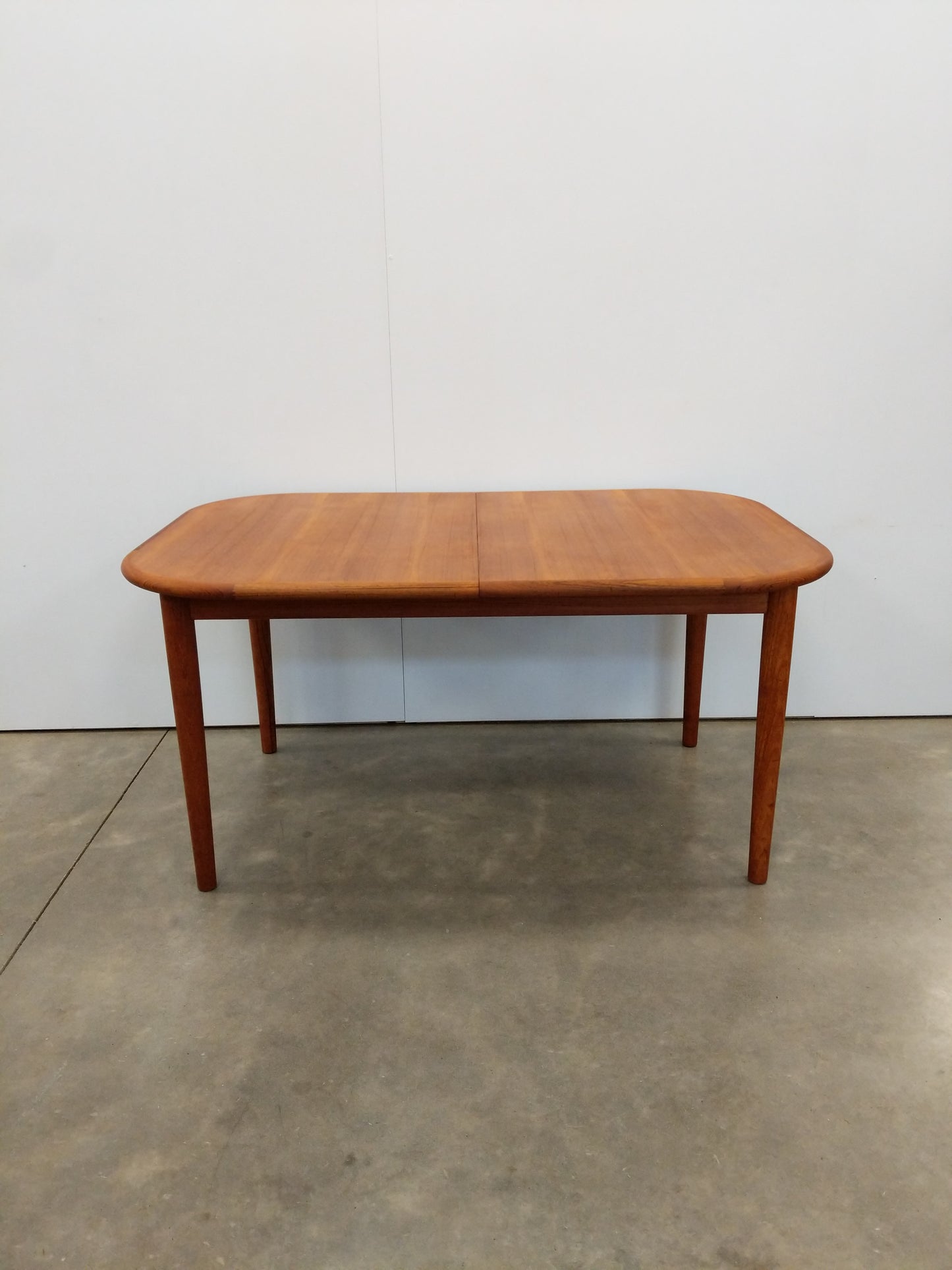 Vintage Mid Century Modern Teak Extendable Dining Table