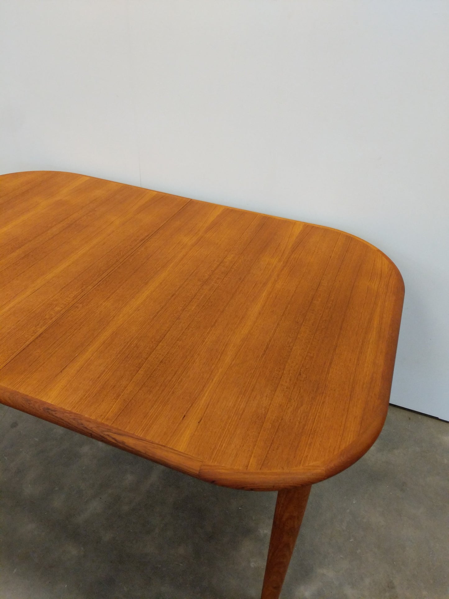 Vintage Mid Century Modern Teak Extendable Dining Table