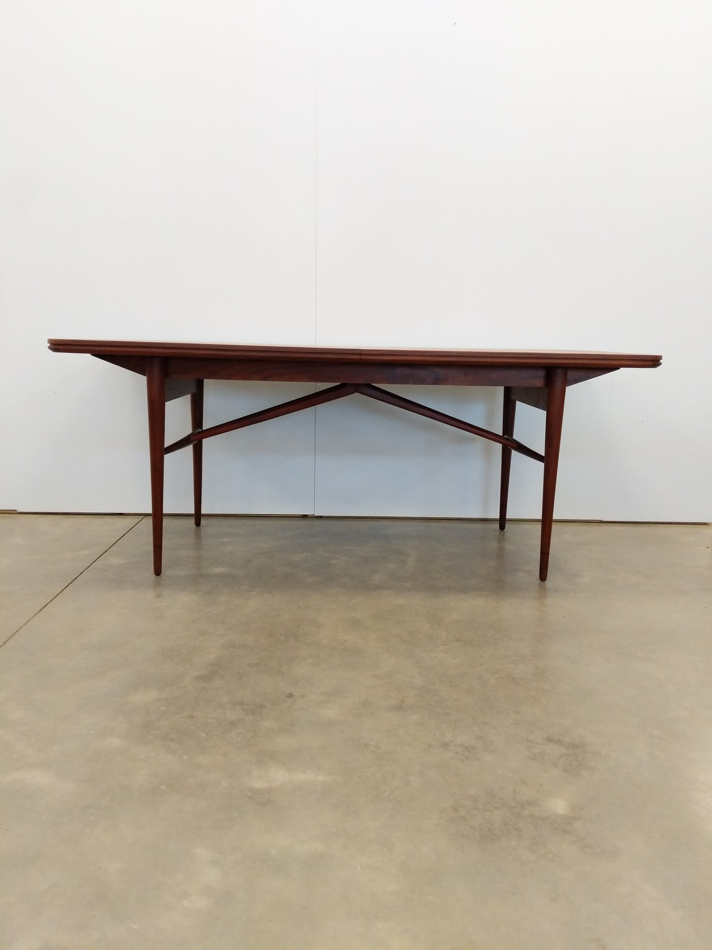 RESERVED - Vintage Mid Century Modern Teak Extendable Dining Table by Robert Heritage