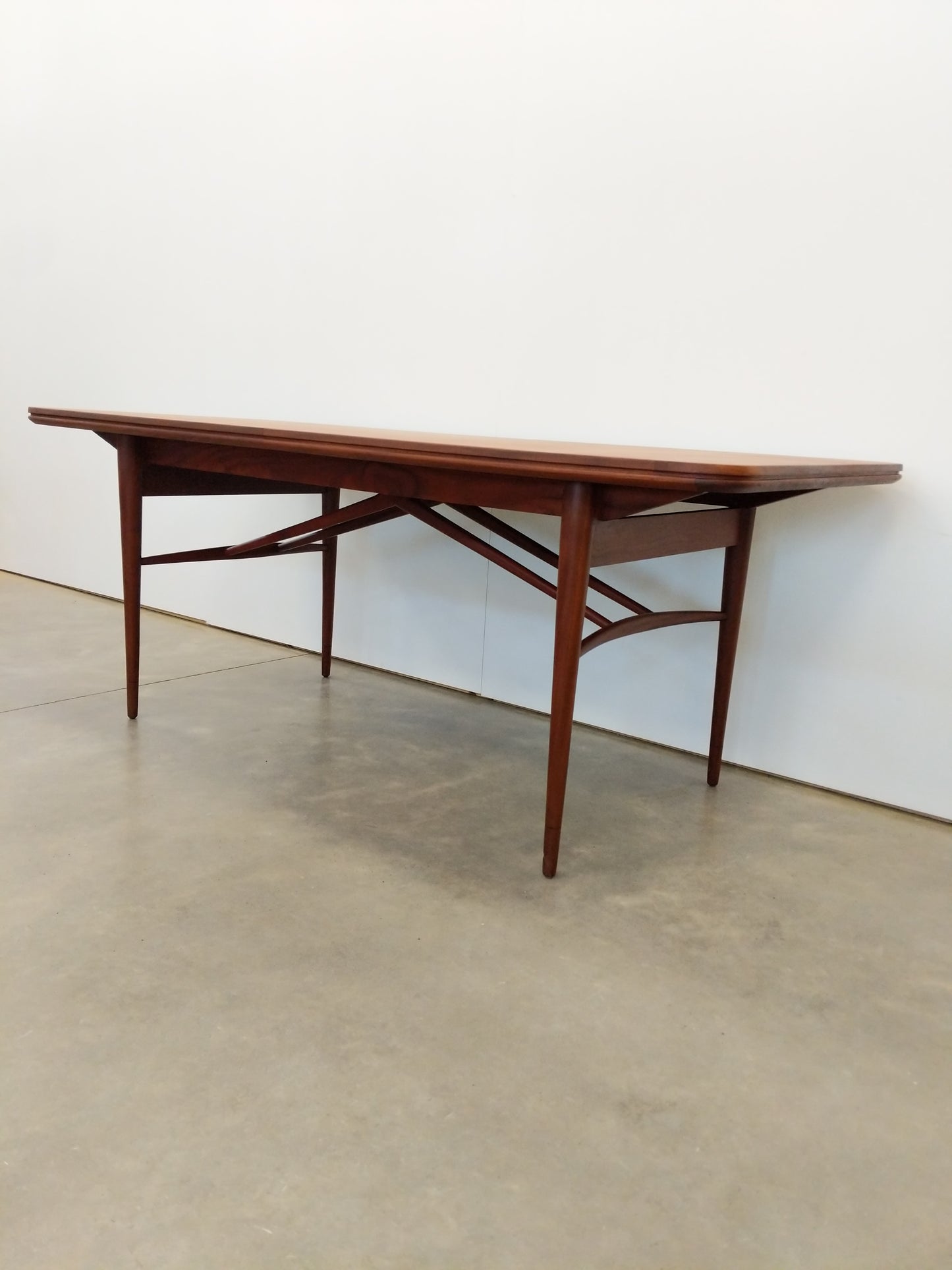 RESERVED - Vintage Mid Century Modern Teak Extendable Dining Table by Robert Heritage