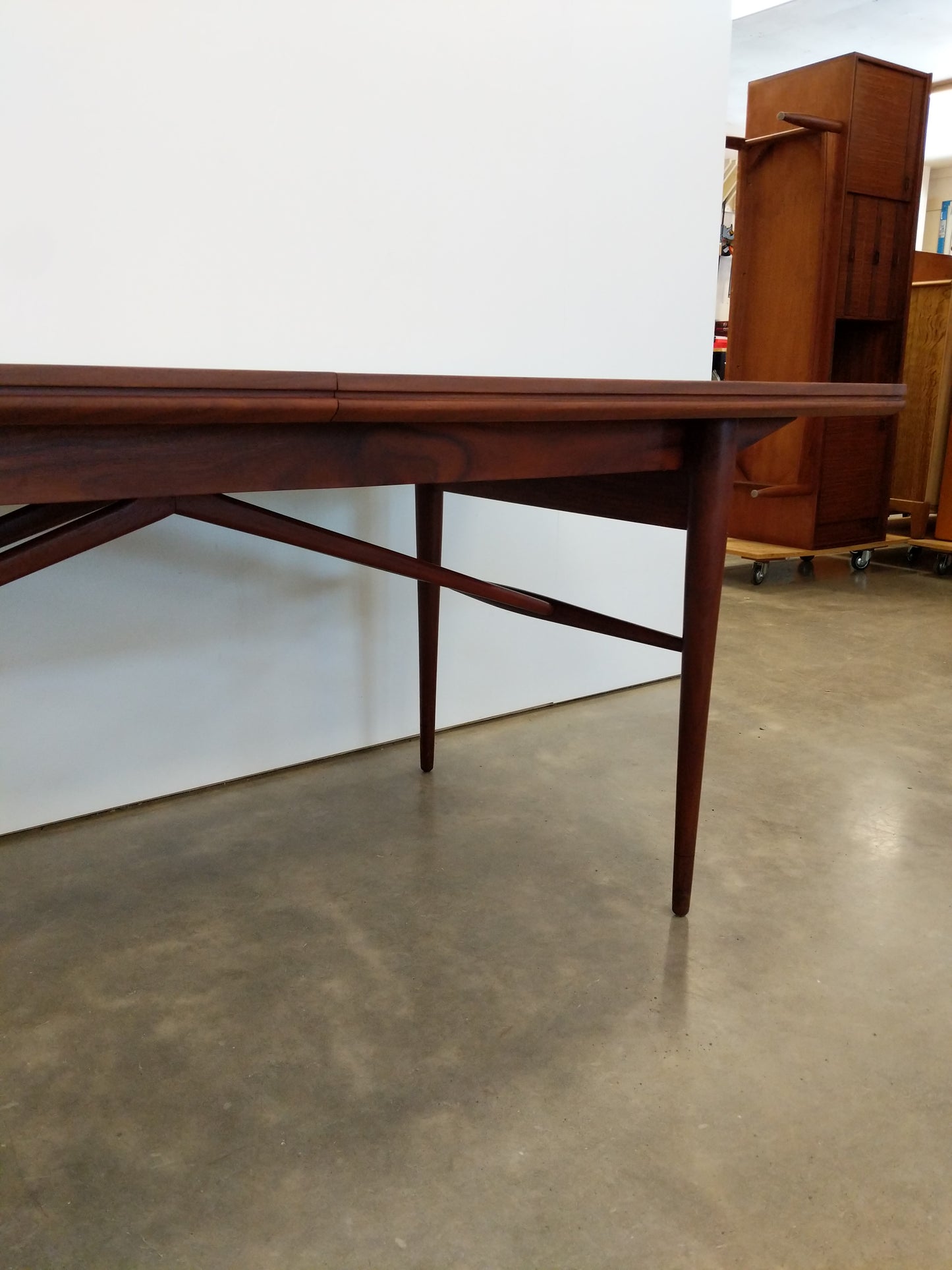 RESERVED - Vintage Mid Century Modern Teak Extendable Dining Table by Robert Heritage