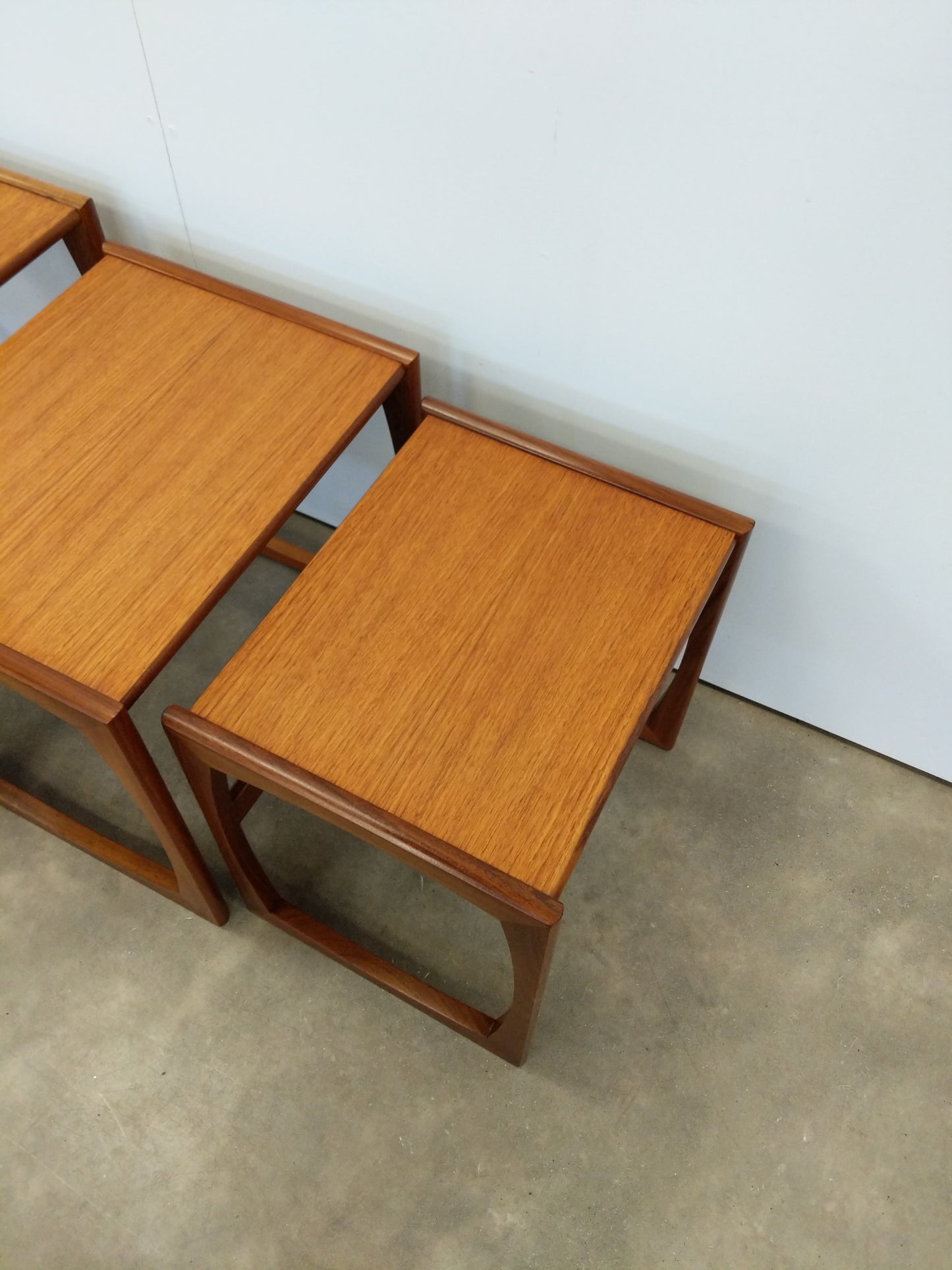 Set of Vintage Mid Century Modern Teak Nesting Tables by G Plan