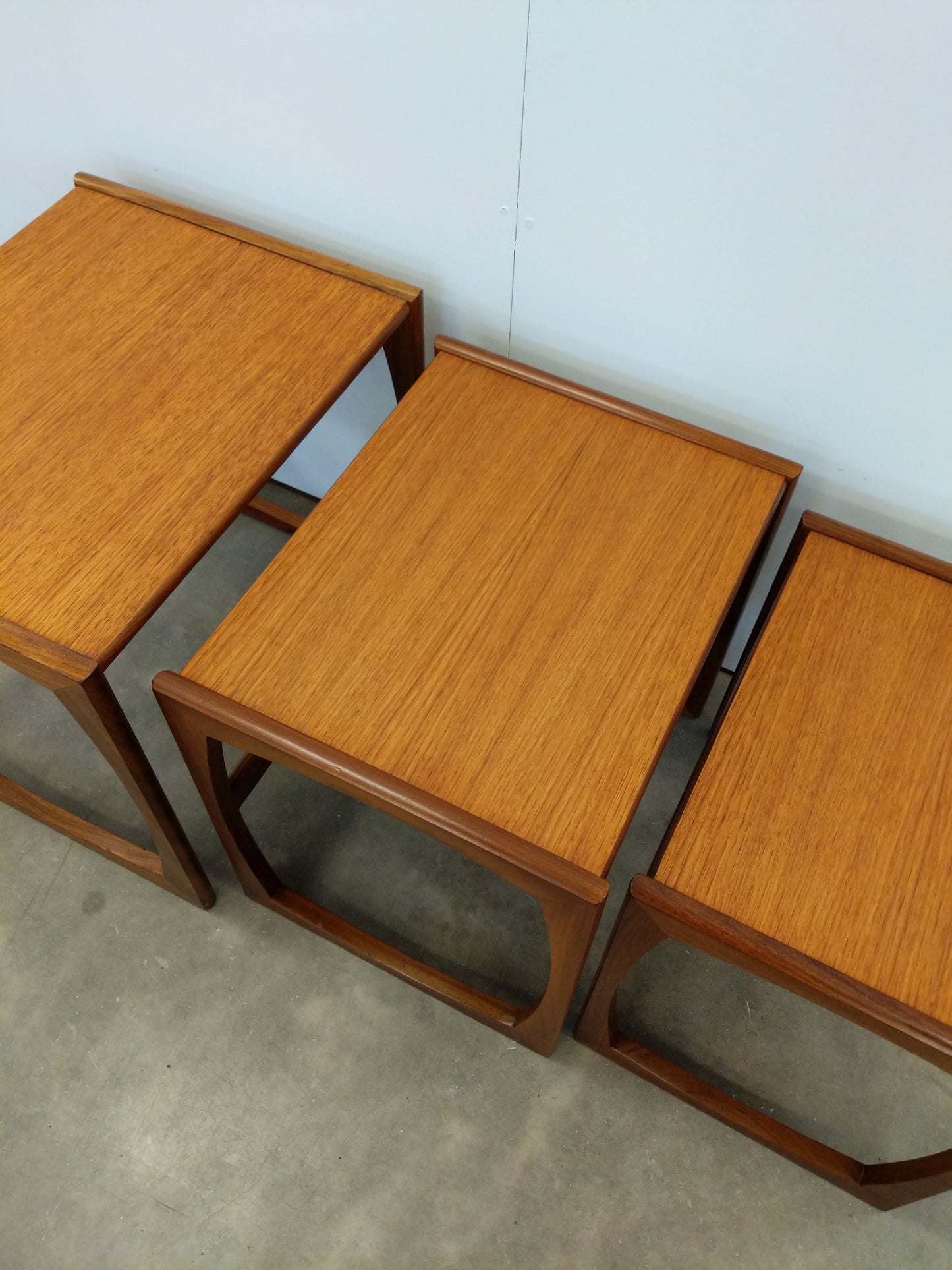 Set of Vintage Mid Century Modern Teak Nesting Tables by G Plan