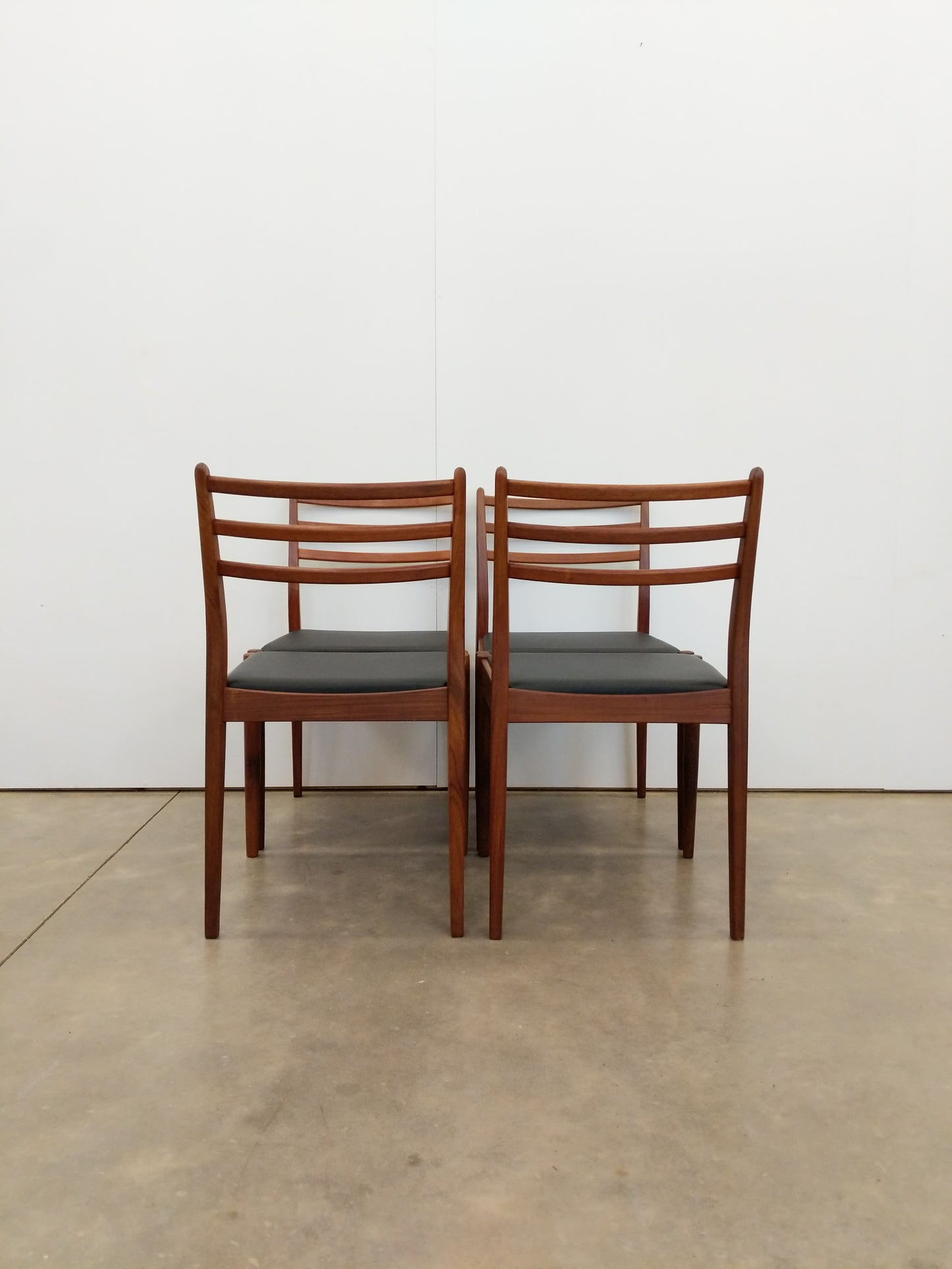 Set of 4 Vintage Mid Century Modern Dining Chairs by G Plan