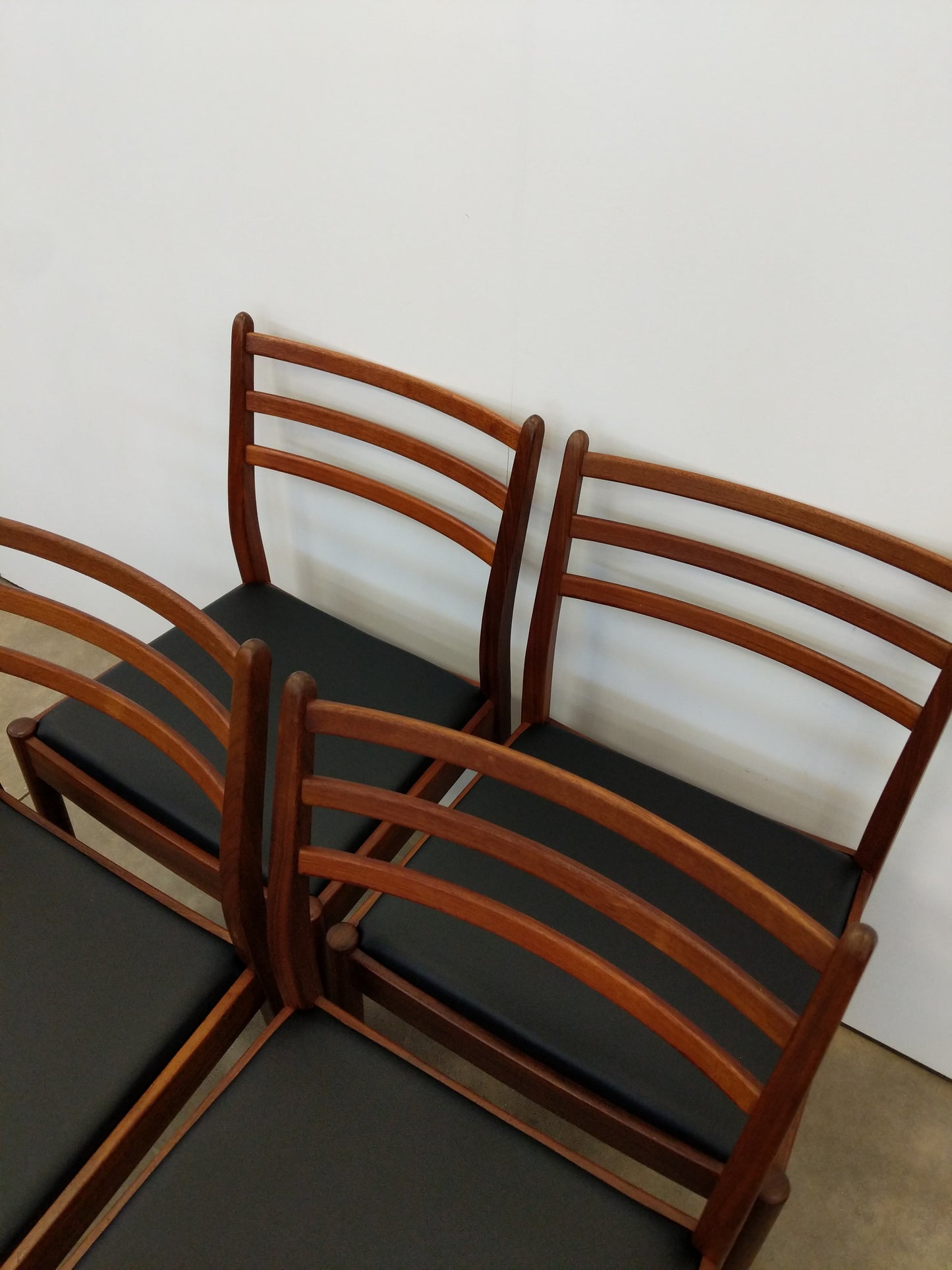 Set of 4 Vintage Mid Century Modern Dining Chairs by G Plan