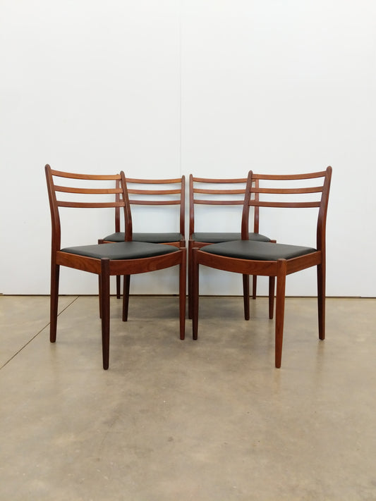 Set of 4 Vintage Mid Century Modern Dining Chairs by G Plan
