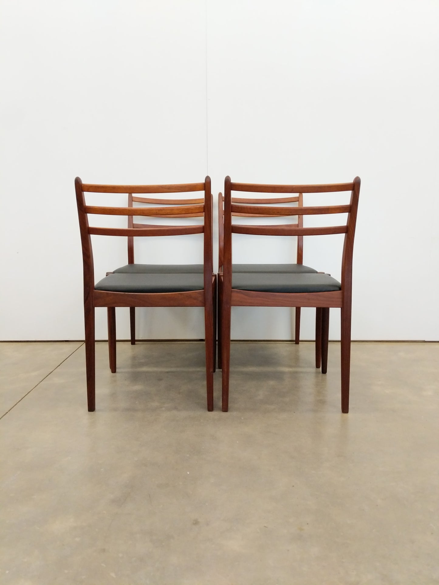 Set of 4 Vintage Mid Century Modern Dining Chairs by G Plan