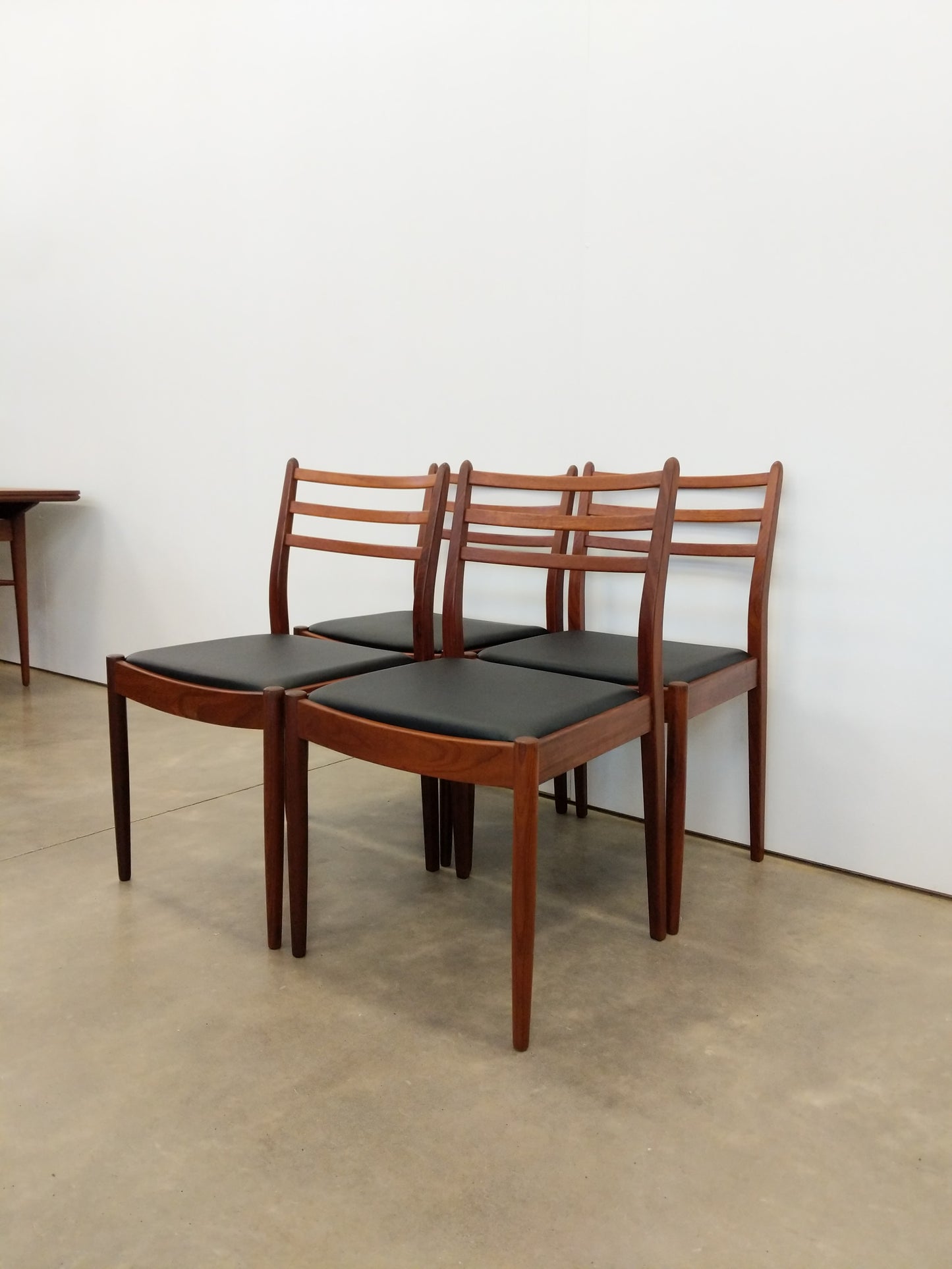 Set of 4 Vintage Mid Century Modern Dining Chairs by G Plan