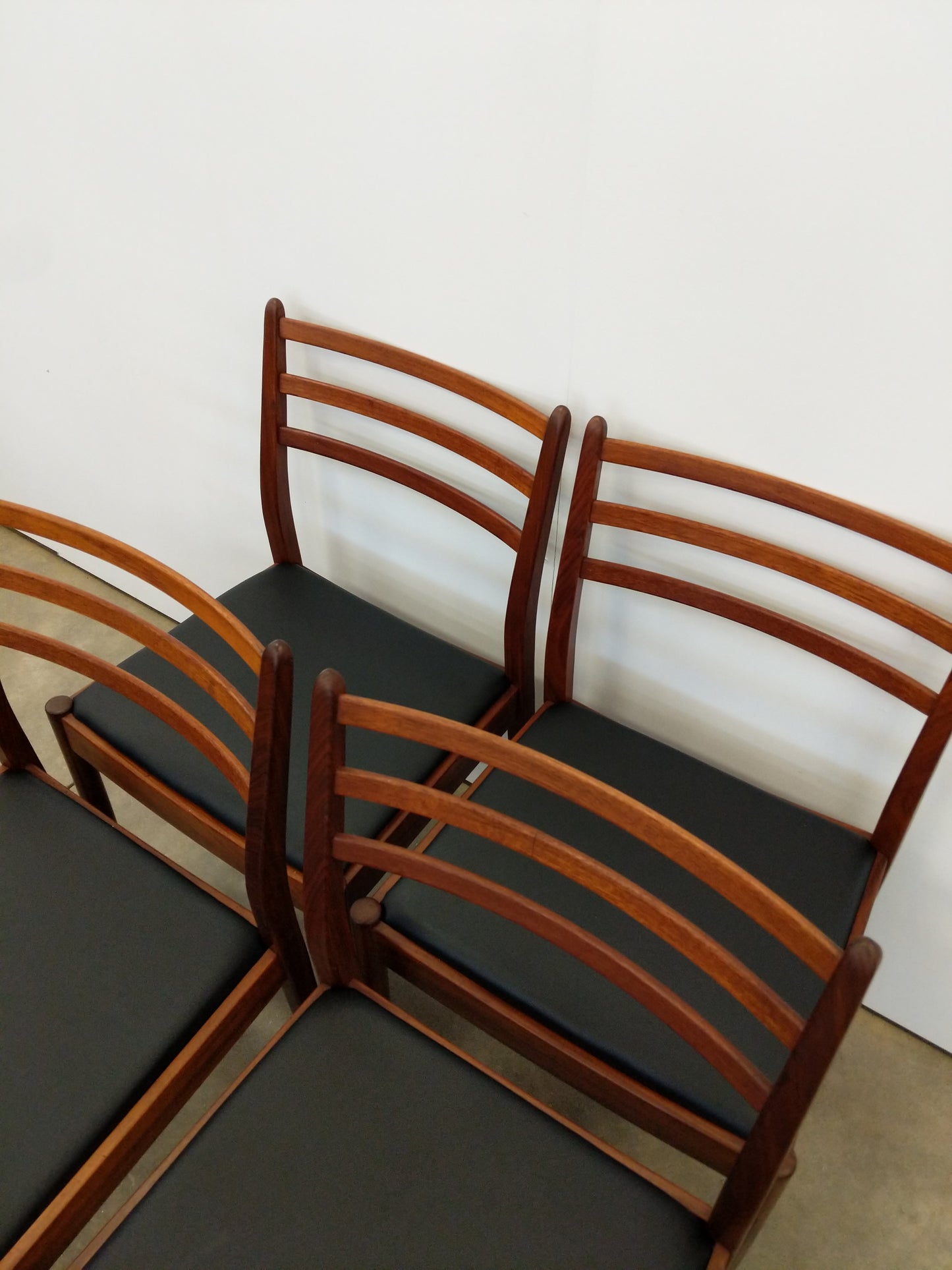 Set of 4 Vintage Mid Century Modern Dining Chairs by G Plan