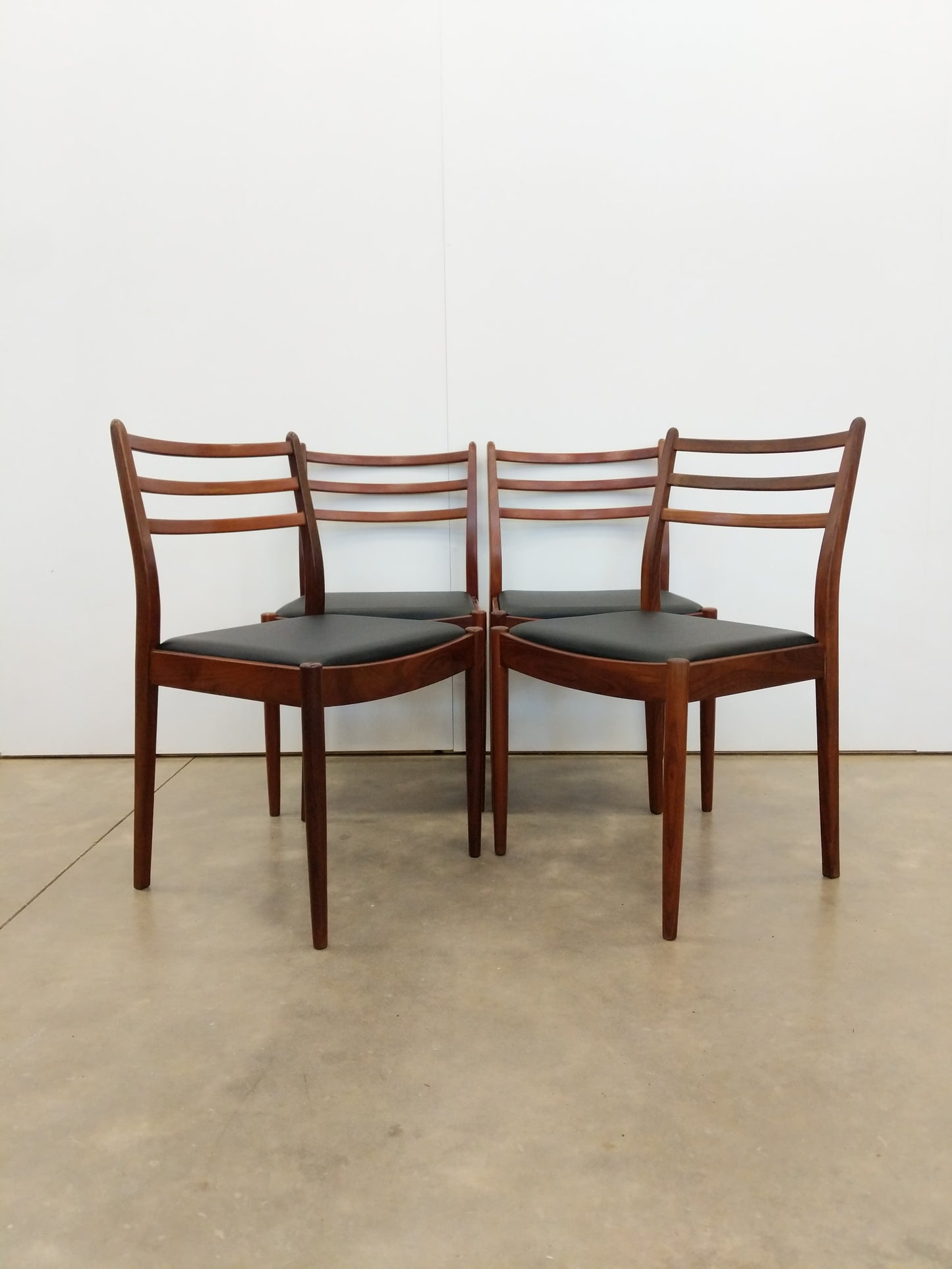Set of 4 Vintage Mid Century Modern Dining Chairs by G Plan