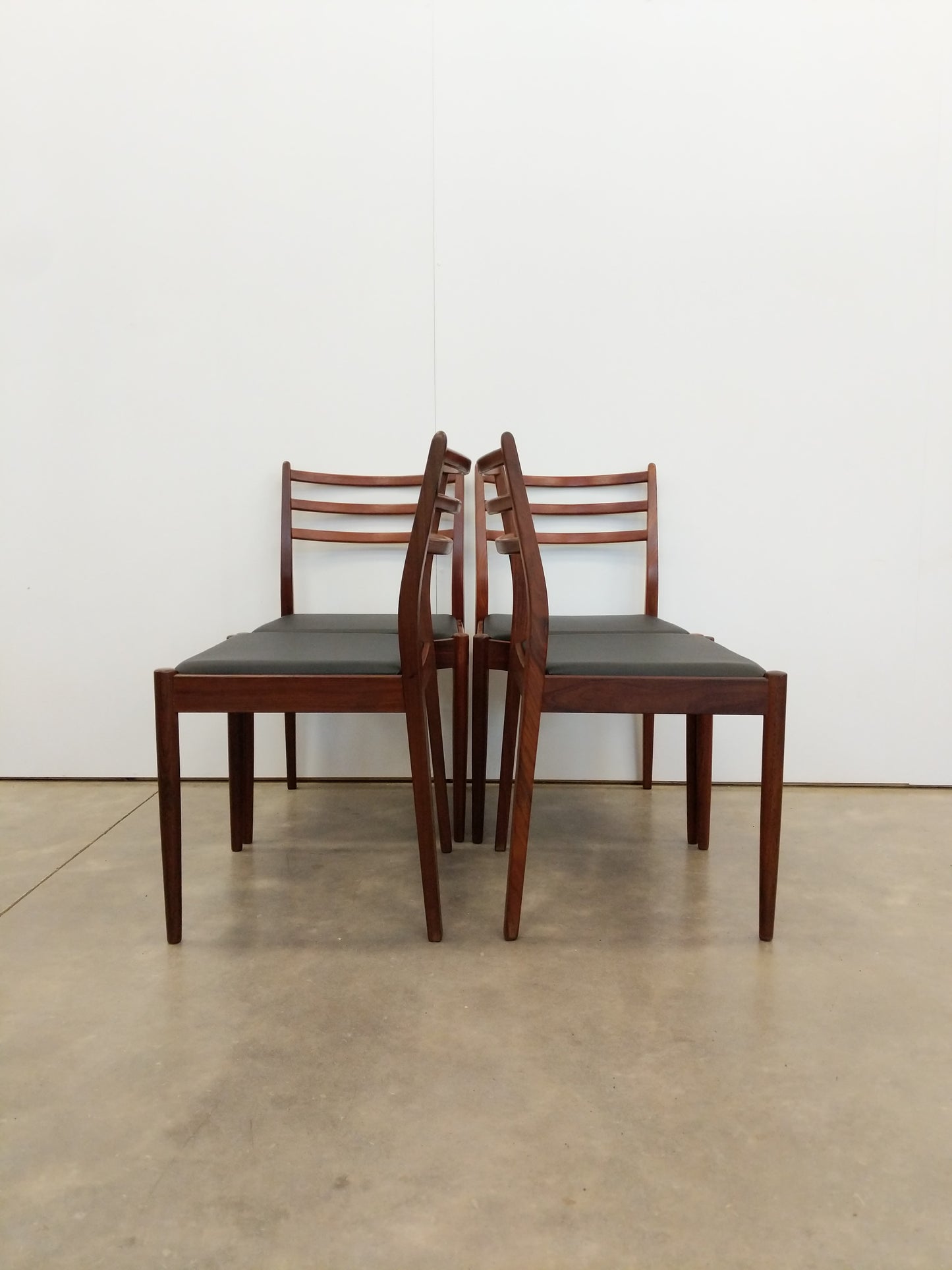 Set of 4 Vintage Mid Century Modern Dining Chairs by G Plan