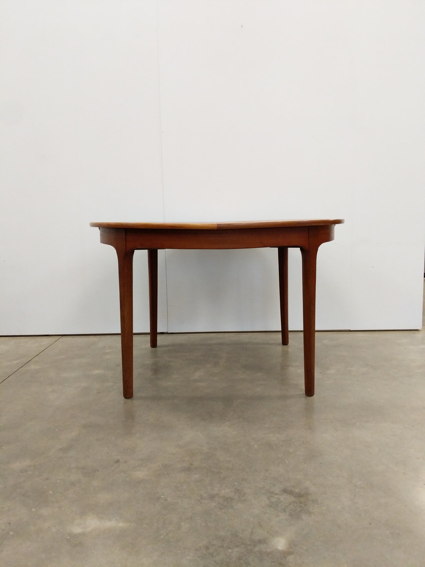 Vintage Mid Century Modern Teak Extendable Dining Table by Nathan