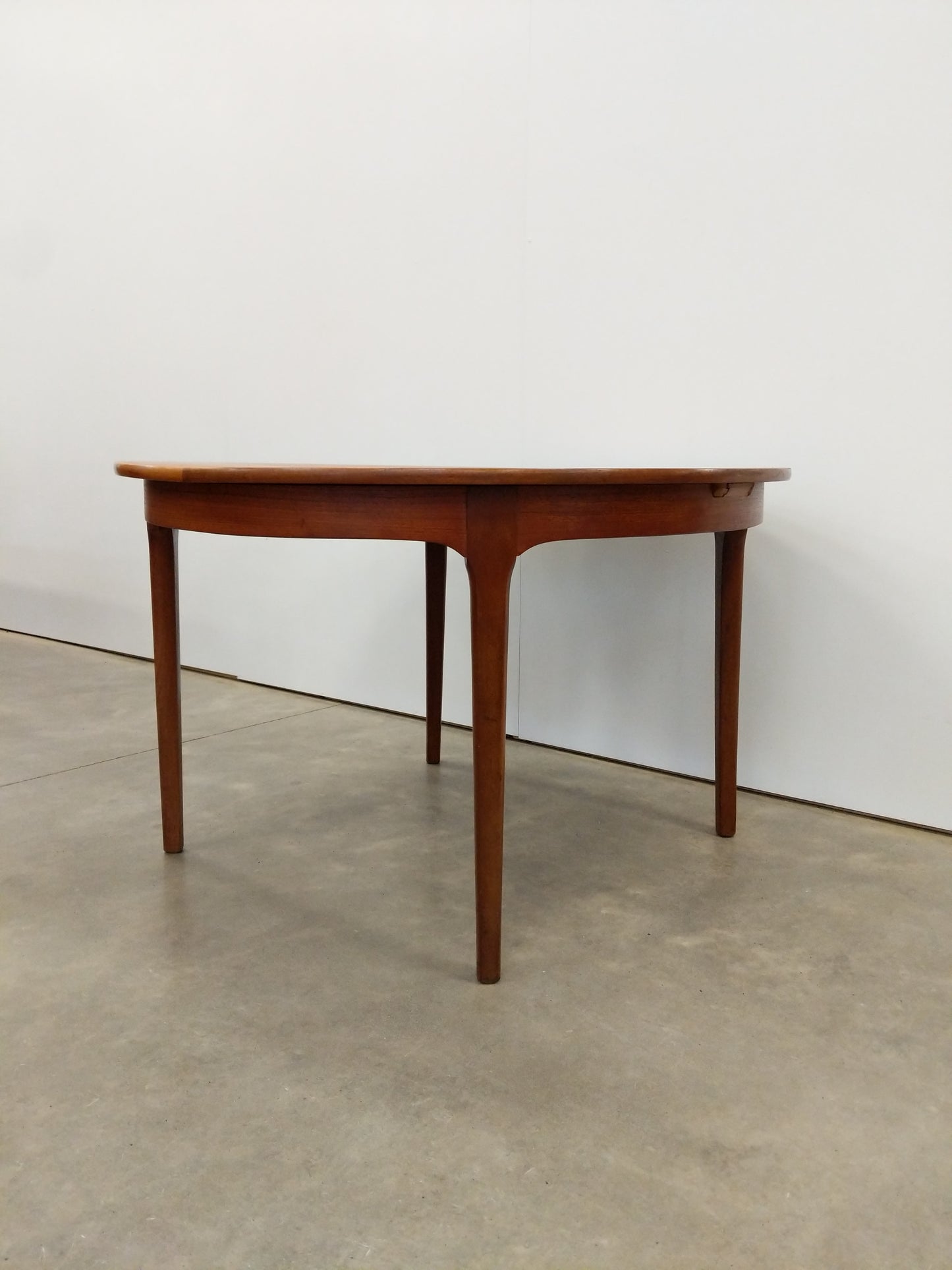 Vintage Mid Century Modern Teak Extendable Dining Table by Nathan