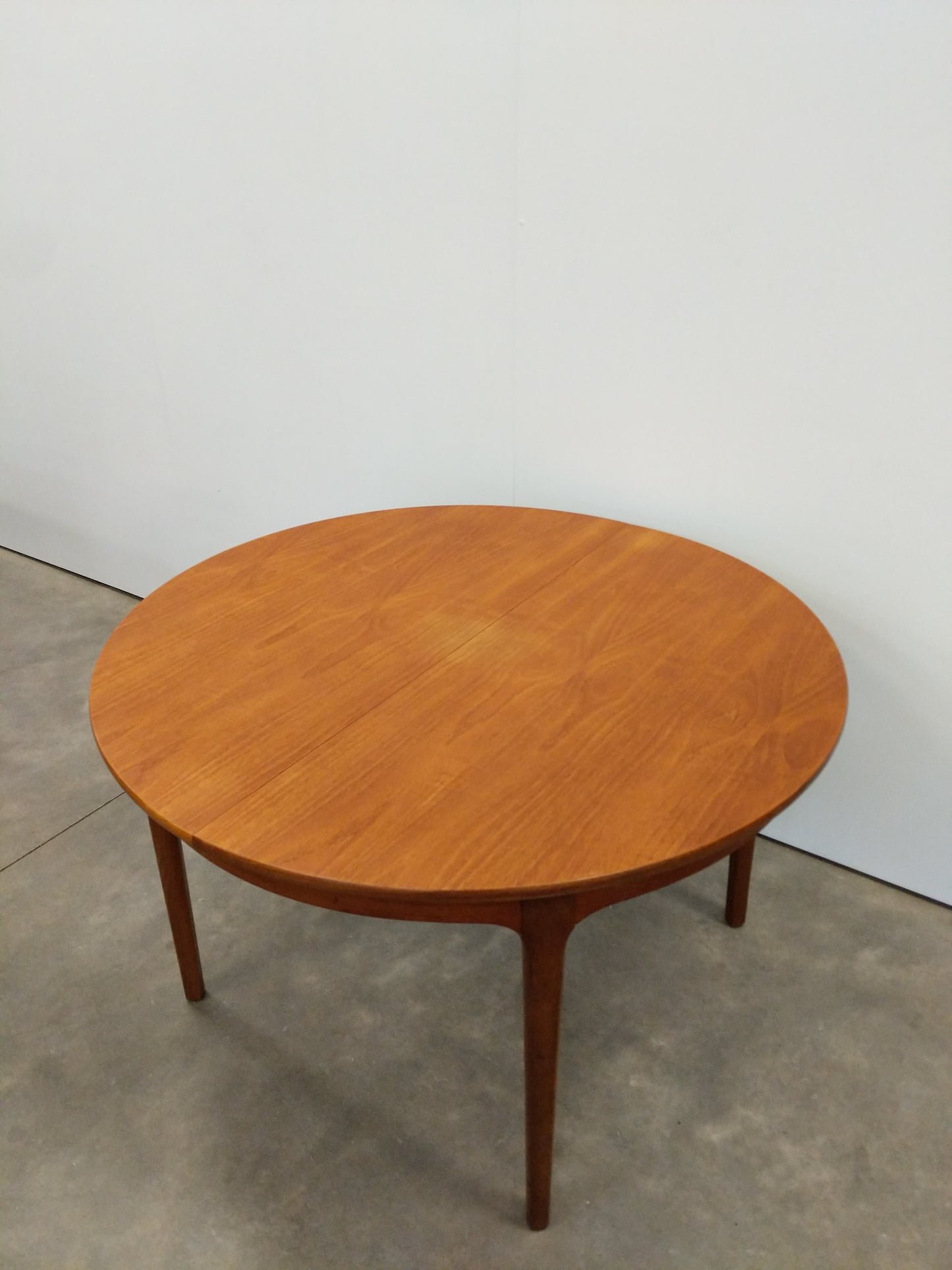 Vintage Mid Century Modern Teak Extendable Dining Table by Nathan