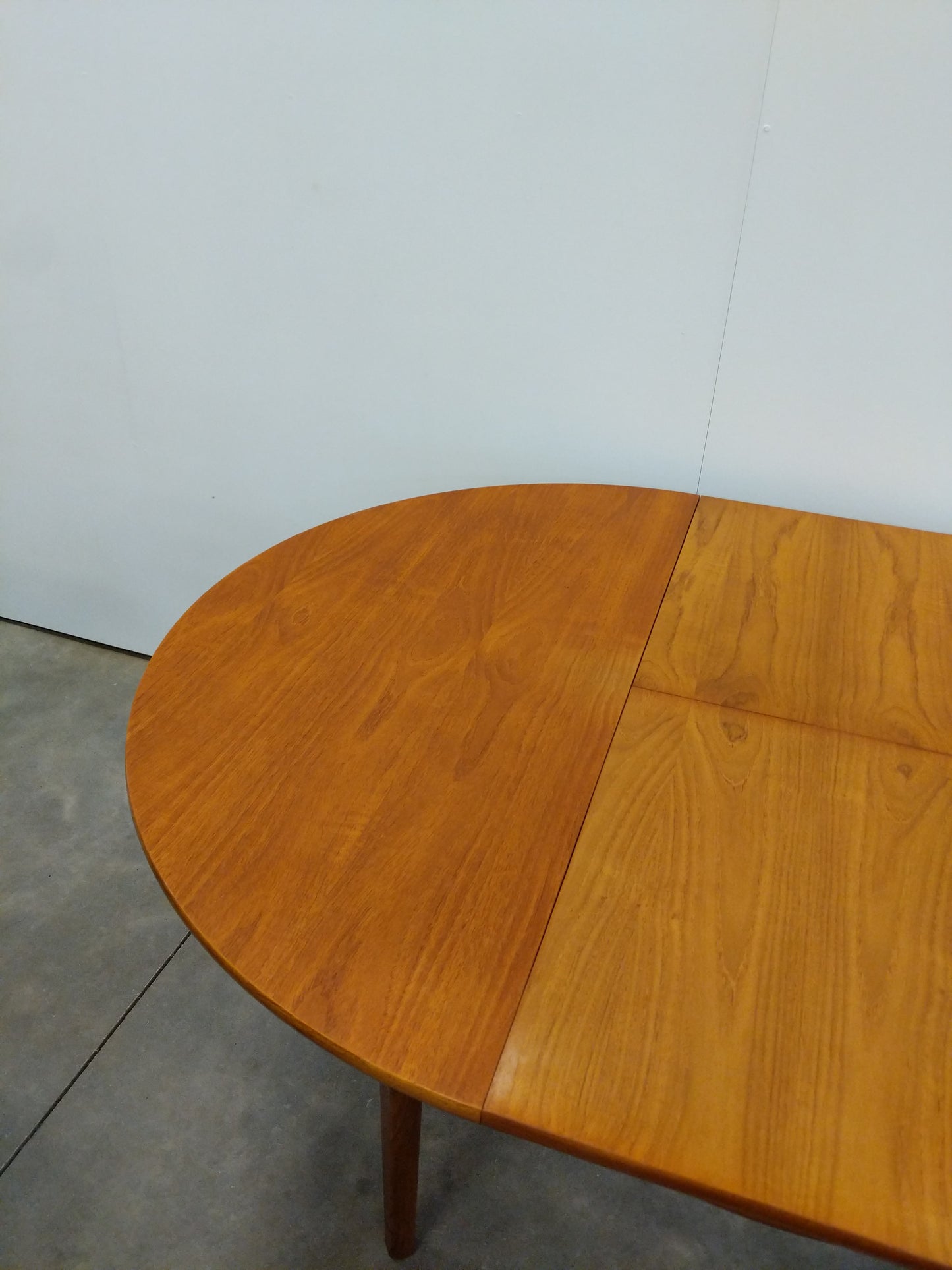 Vintage Mid Century Modern Teak Extendable Dining Table by Nathan