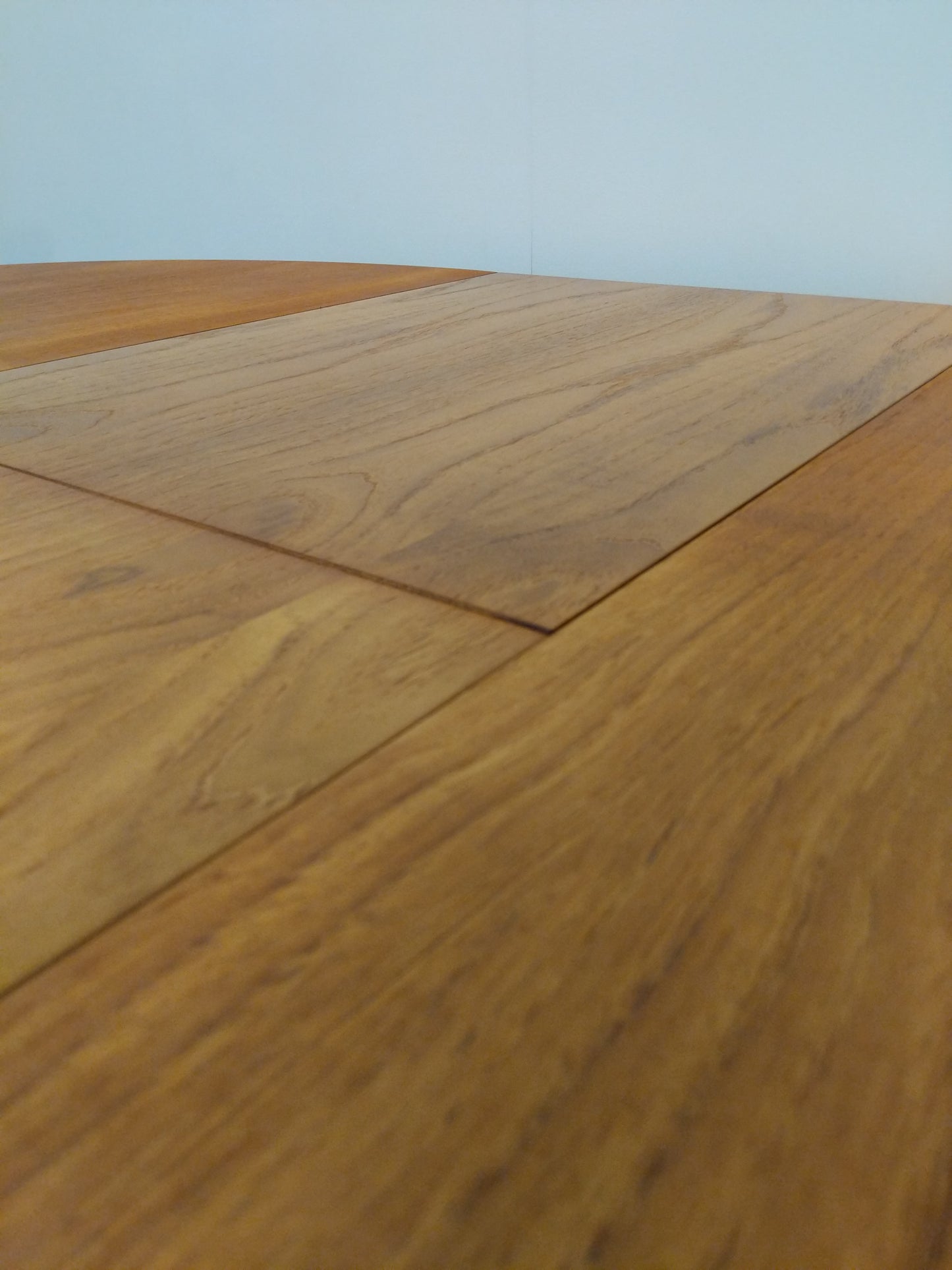 Vintage Mid Century Modern Teak Extendable Dining Table by Nathan