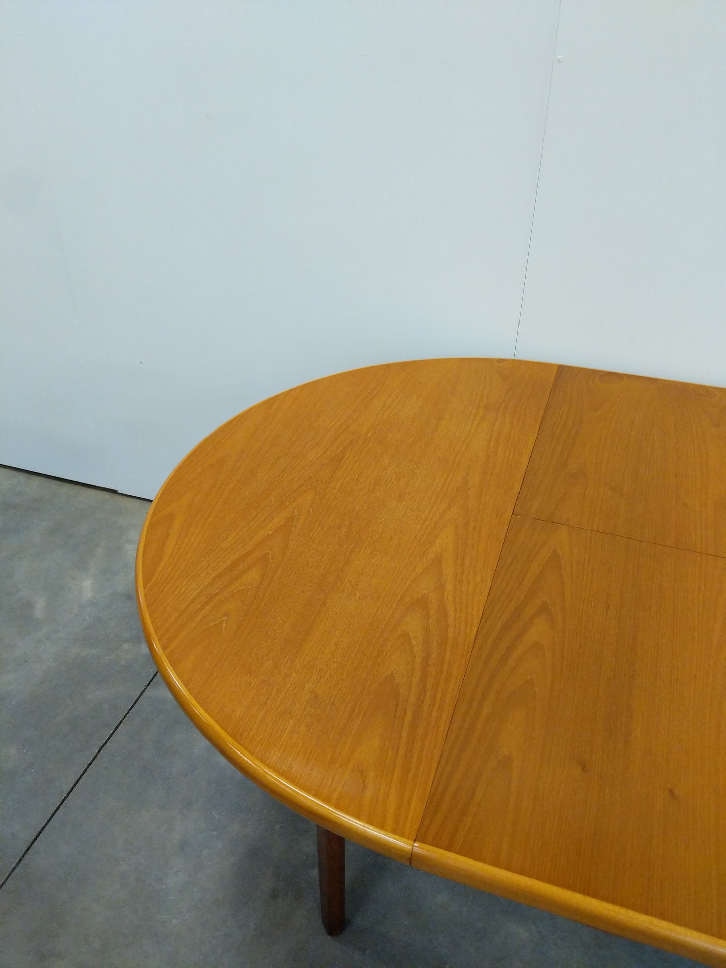 Vintage Mid Century Modern Teak Extendable Dining Table