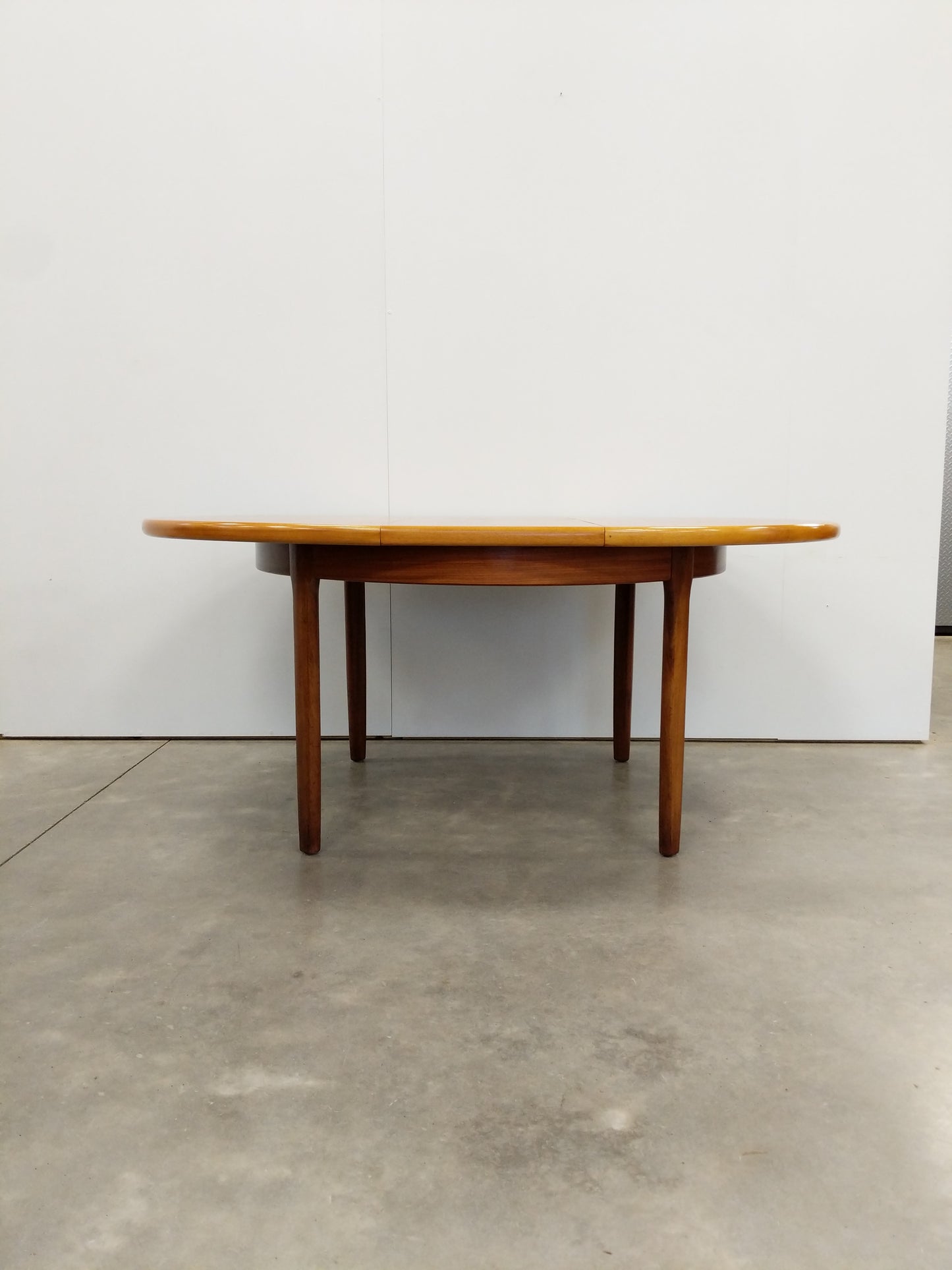 Vintage Mid Century Modern Teak Extendable Dining Table