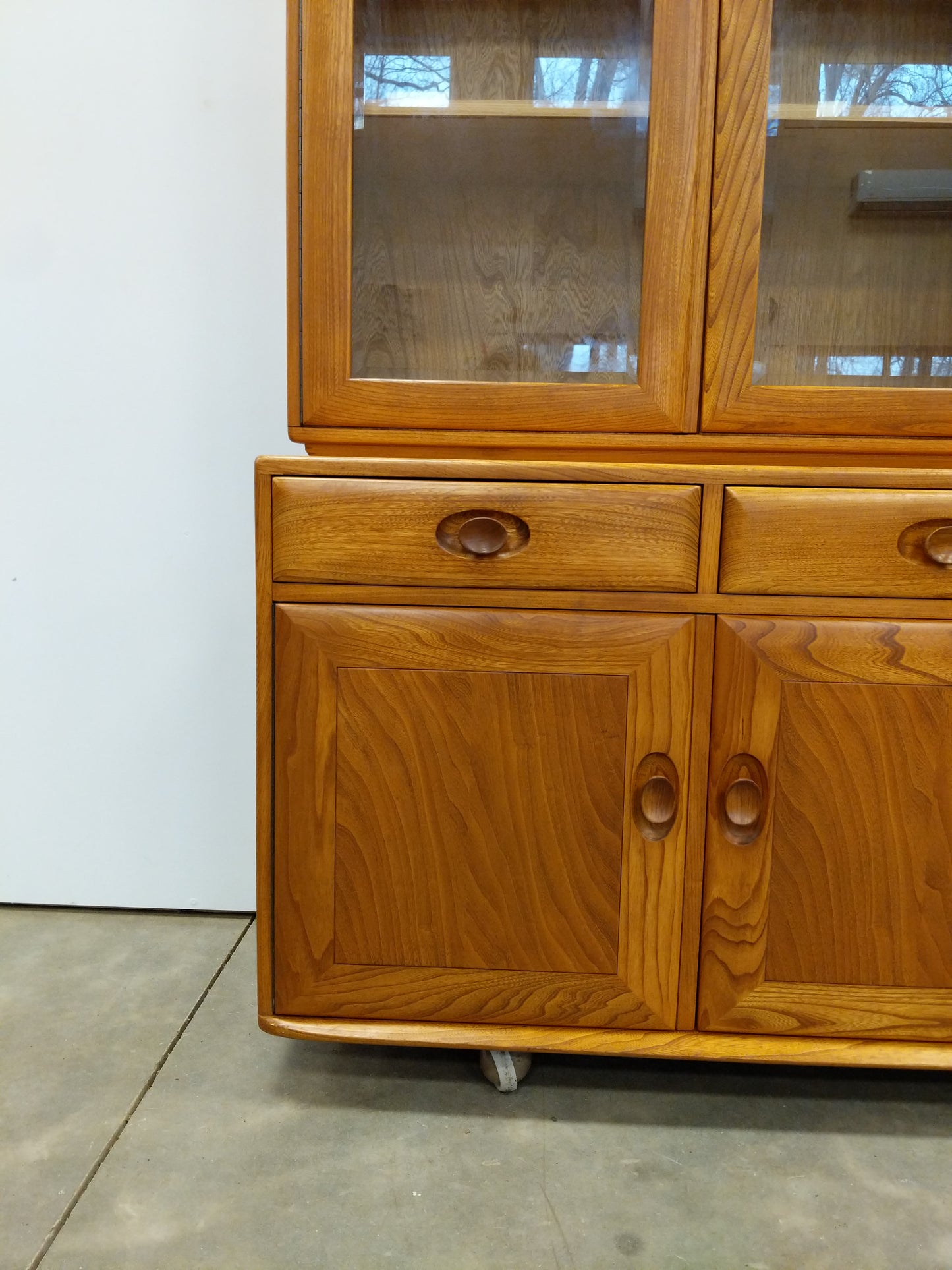 Vintage Sideboard / Hutch / China Cabinet by Ercol