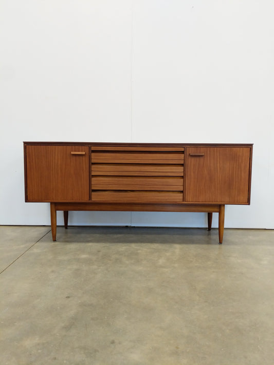 Vintage Mid Century Modern Teak Credenza by White & Newton