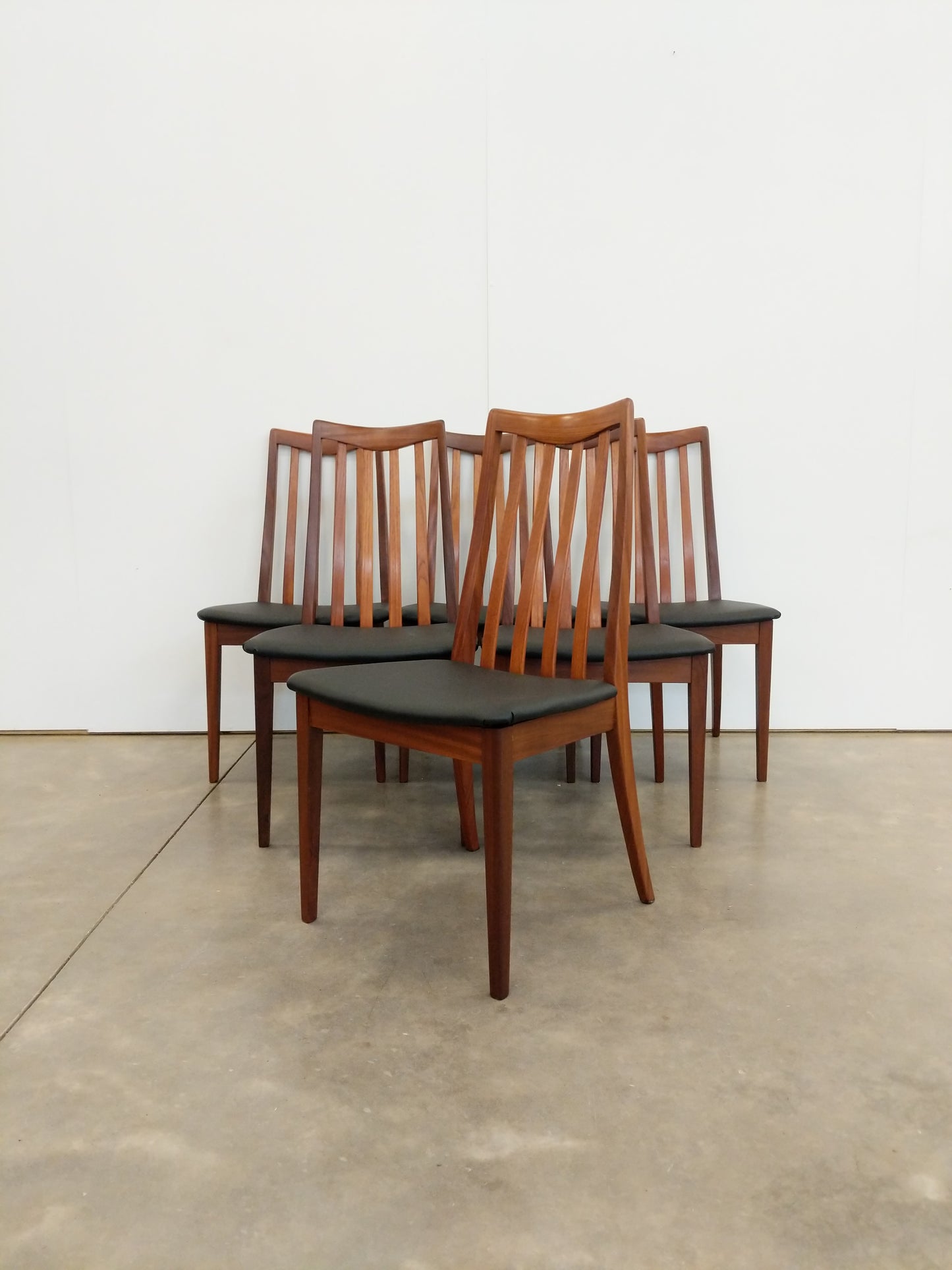 Set of 6 Vintage Mid Century Modern Dining Chairs by G Plan