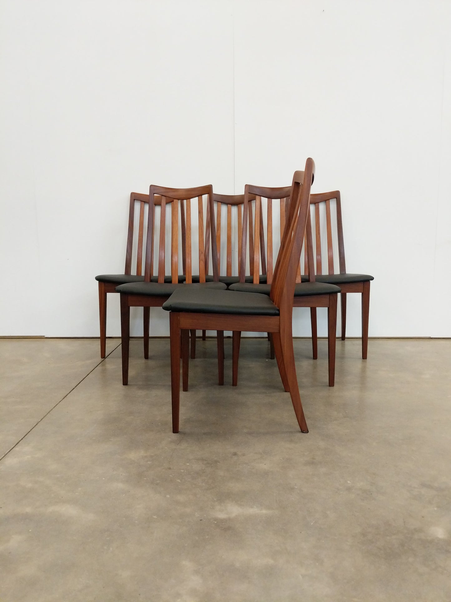 Set of 6 Vintage Mid Century Modern Dining Chairs by G Plan