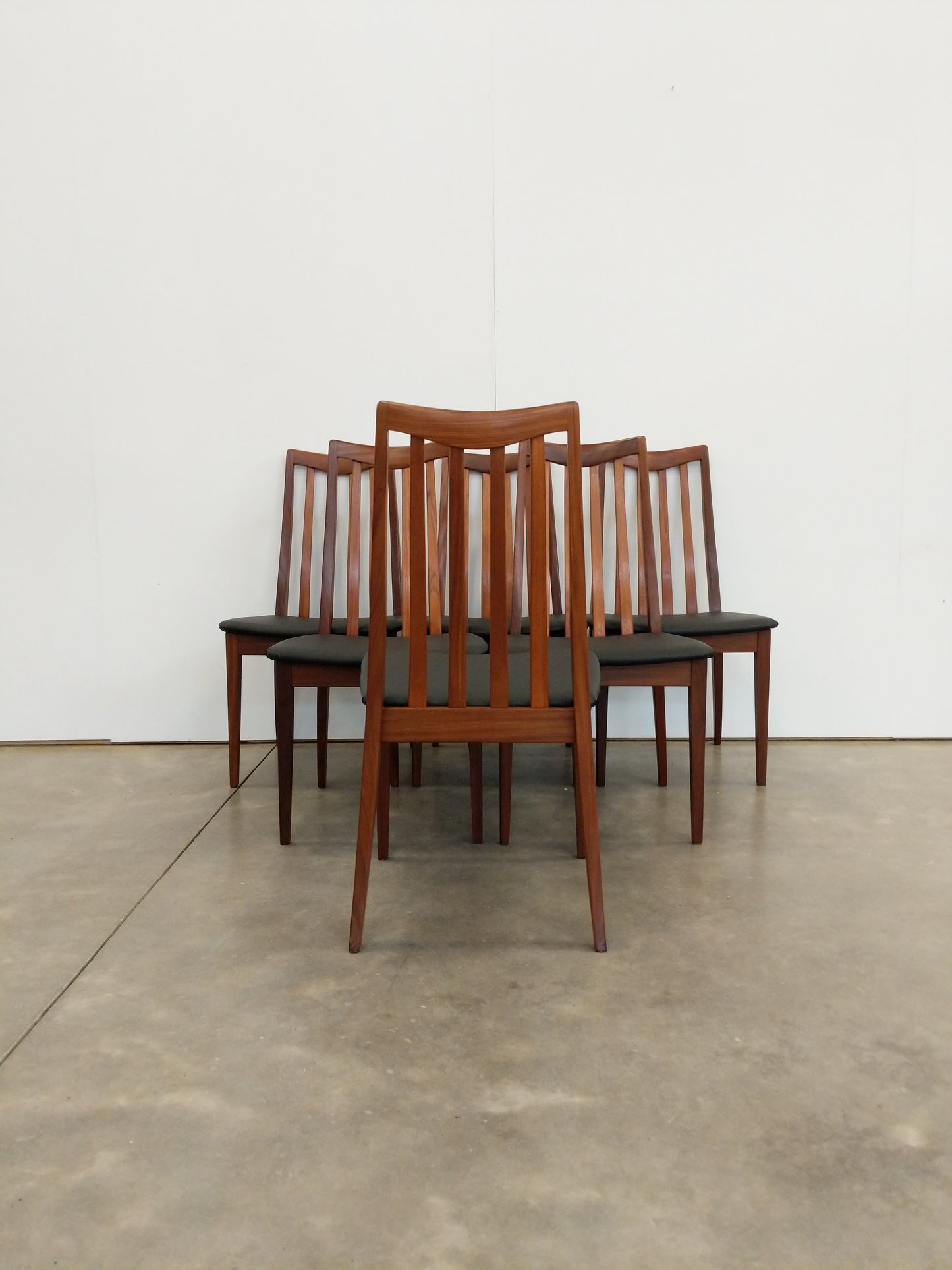 Set of 6 Vintage Mid Century Modern Dining Chairs by G Plan