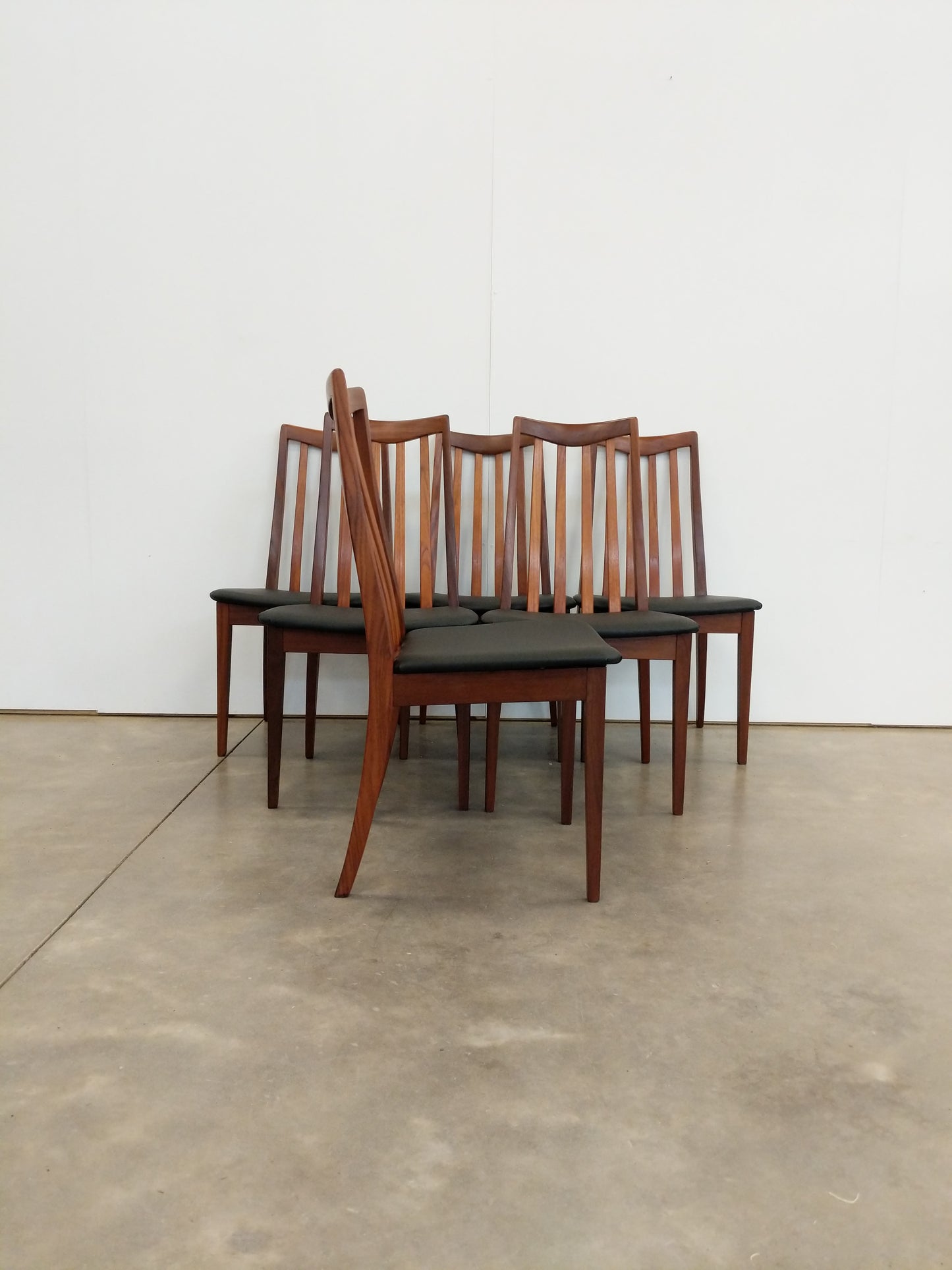 Set of 6 Vintage Mid Century Modern Dining Chairs by G Plan