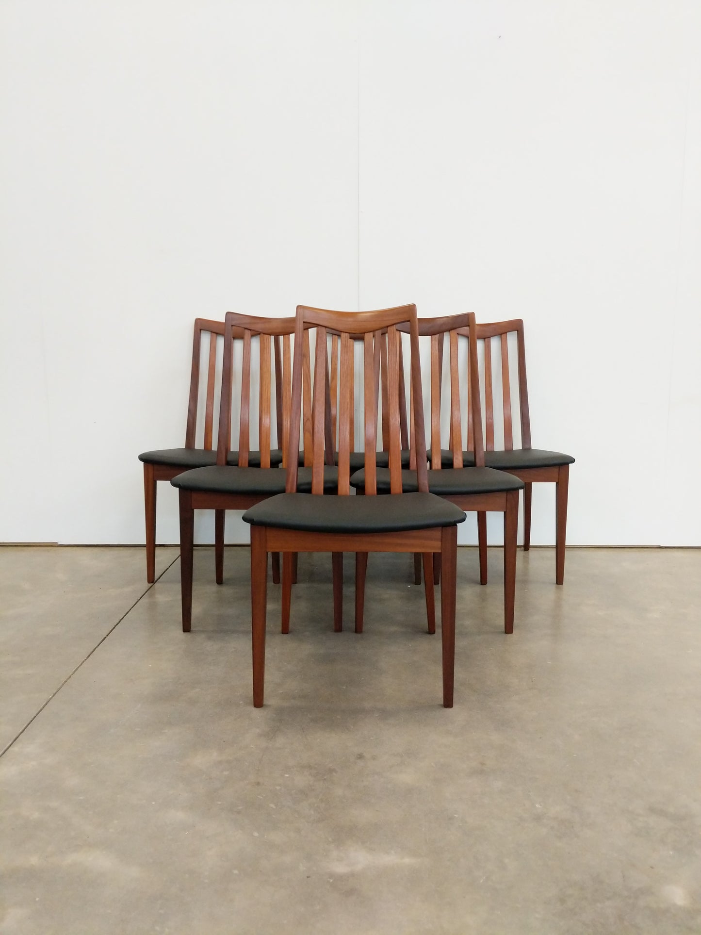Set of 6 Vintage Mid Century Modern Dining Chairs by G Plan
