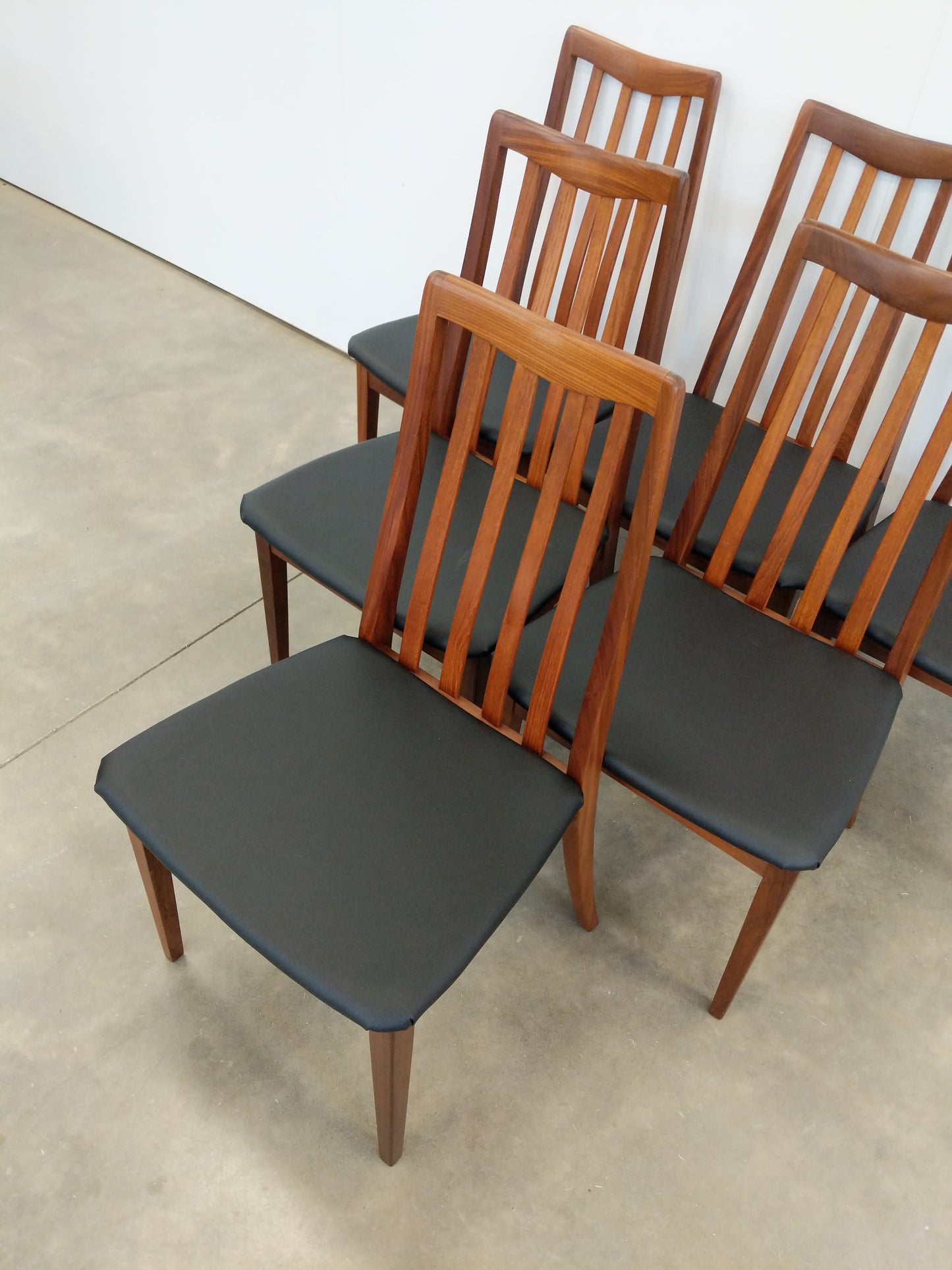 Set of 6 Vintage Mid Century Modern Dining Chairs by G Plan