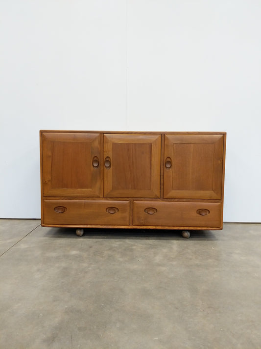 Vintage Mid Century Modern Credenza / Sideboard by Ercol