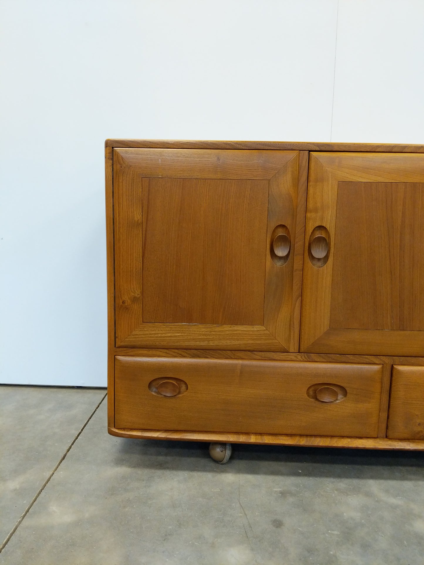 Vintage Mid Century Modern Credenza / Sideboard by Ercol
