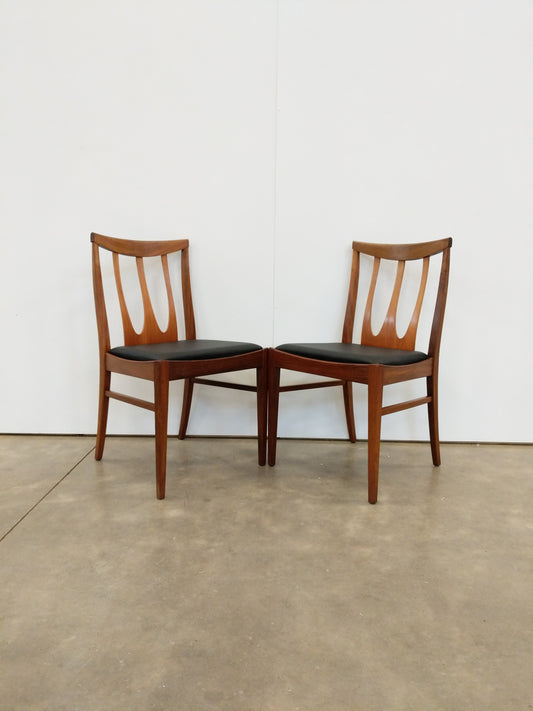 Pair of Vintage Mid Century Modern Dining Chairs by G Plan