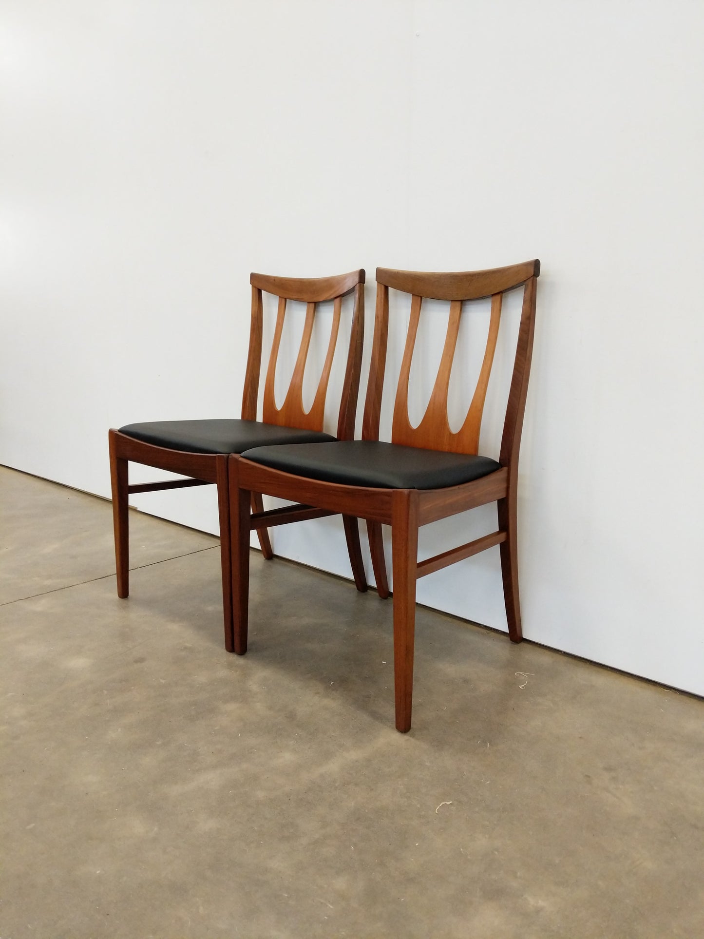 Pair of Vintage Mid Century Modern Dining Chairs by G Plan