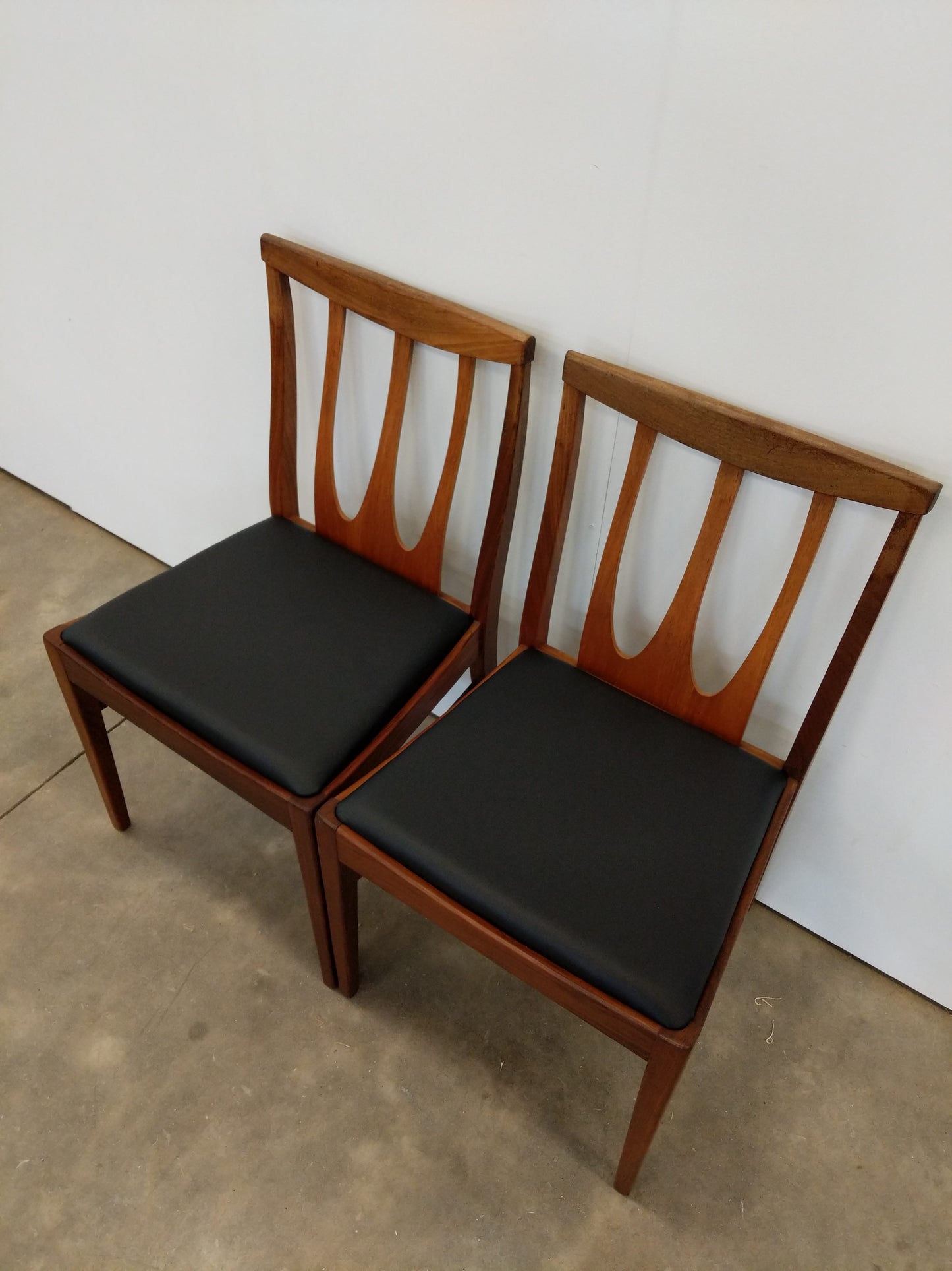 Pair of Vintage Mid Century Modern Dining Chairs by G Plan