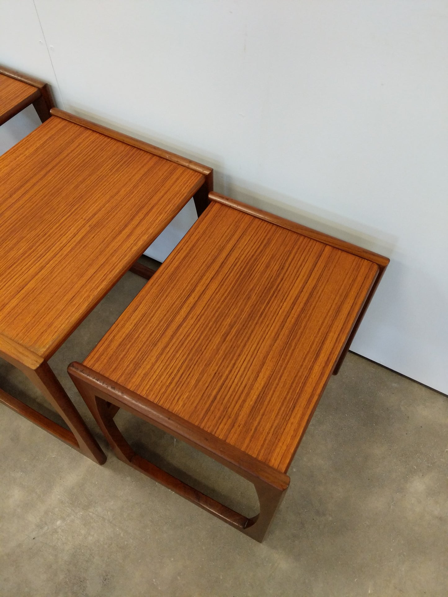 Set of Vintage Mid Century Modern Teak Nesting Tables by G Plan