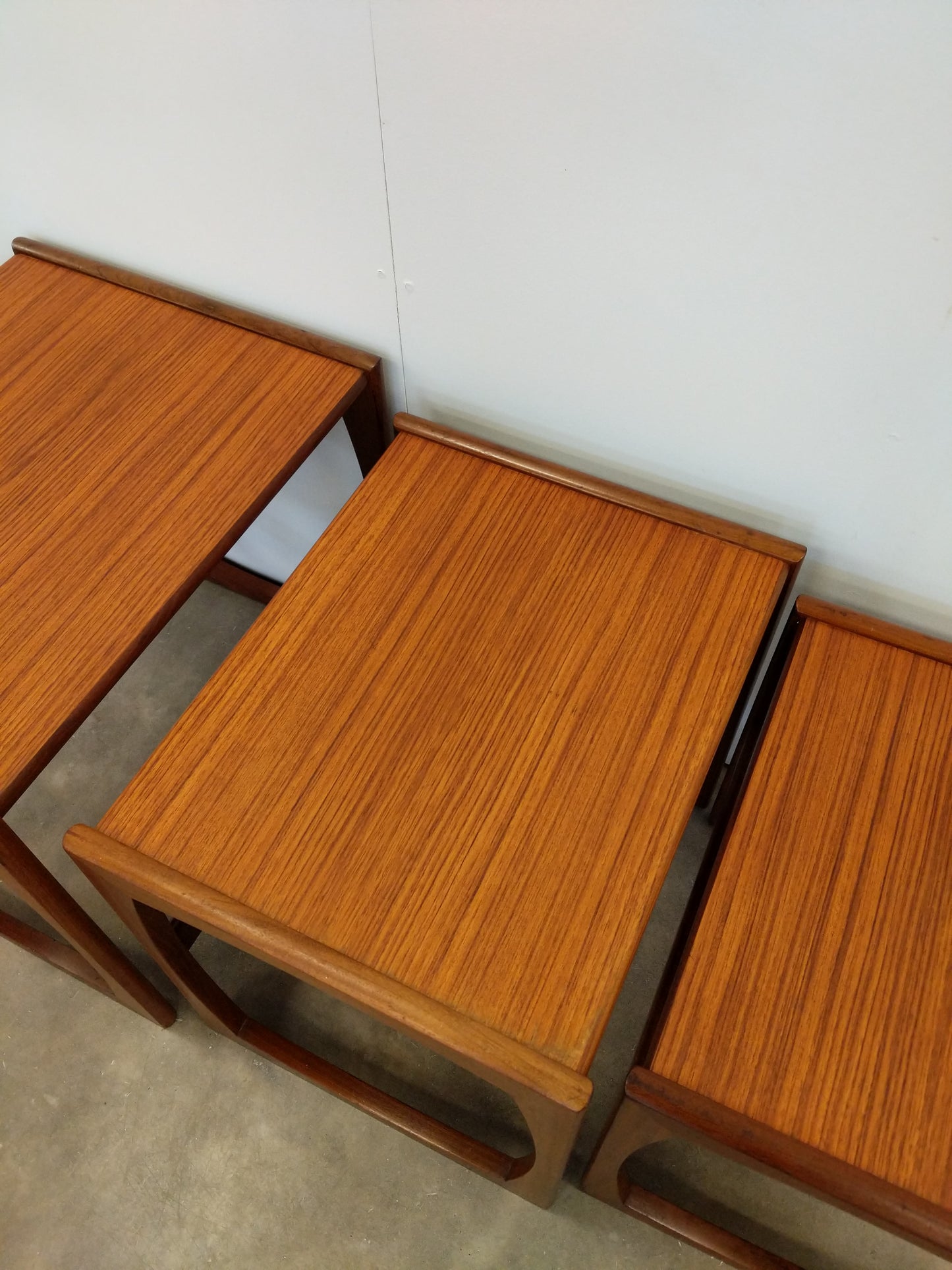 Set of Vintage Mid Century Modern Teak Nesting Tables by G Plan