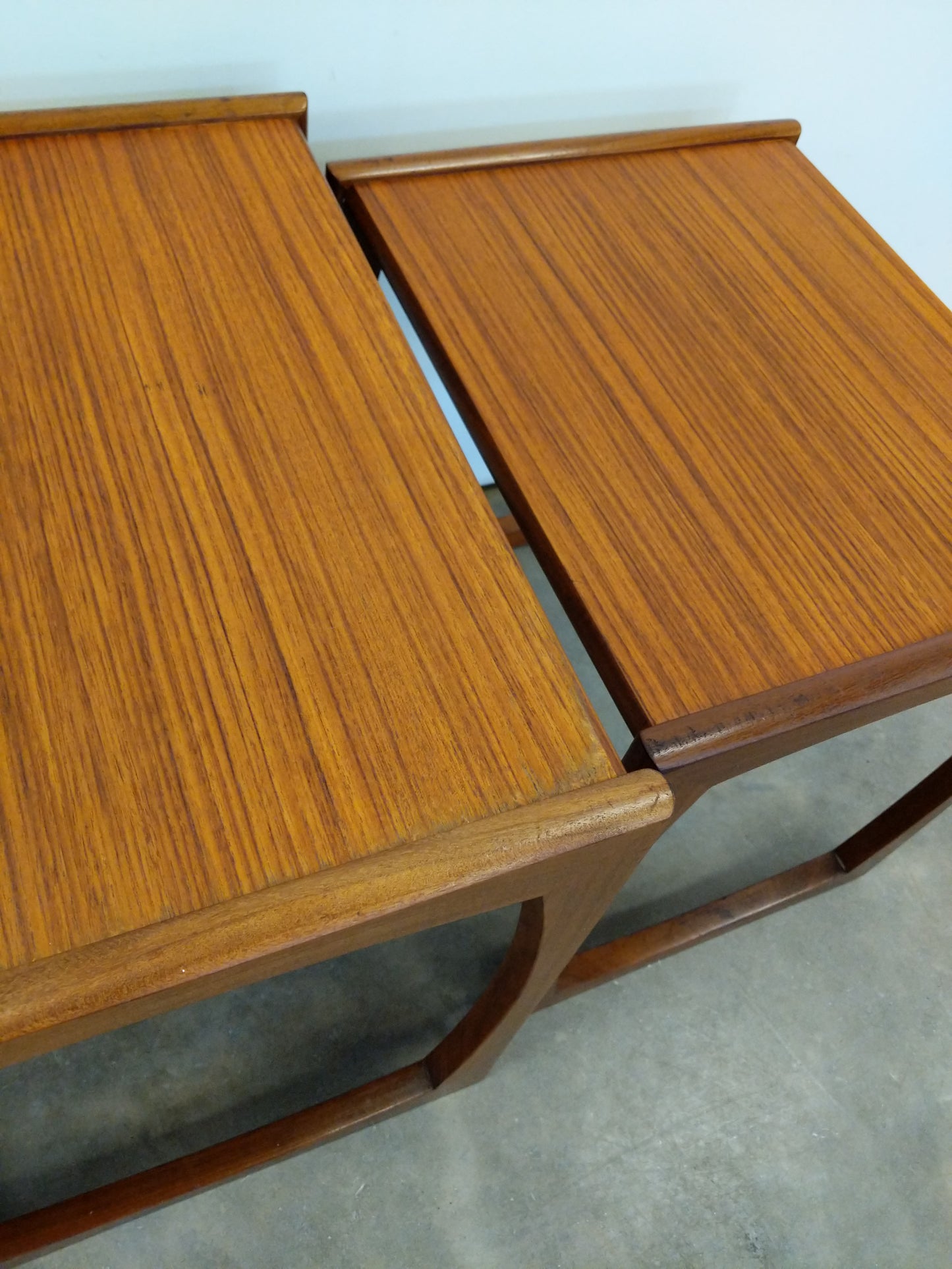 Set of Vintage Mid Century Modern Teak Nesting Tables by G Plan