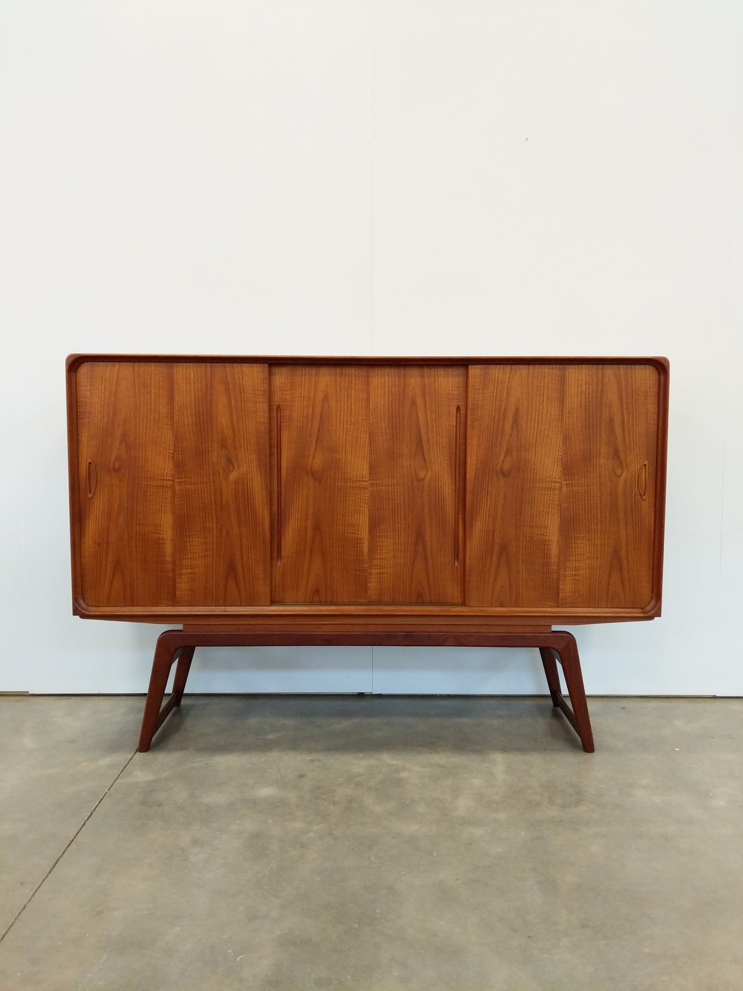 Vintage Danish Modern Teak Sideboard by Clausen & Søn