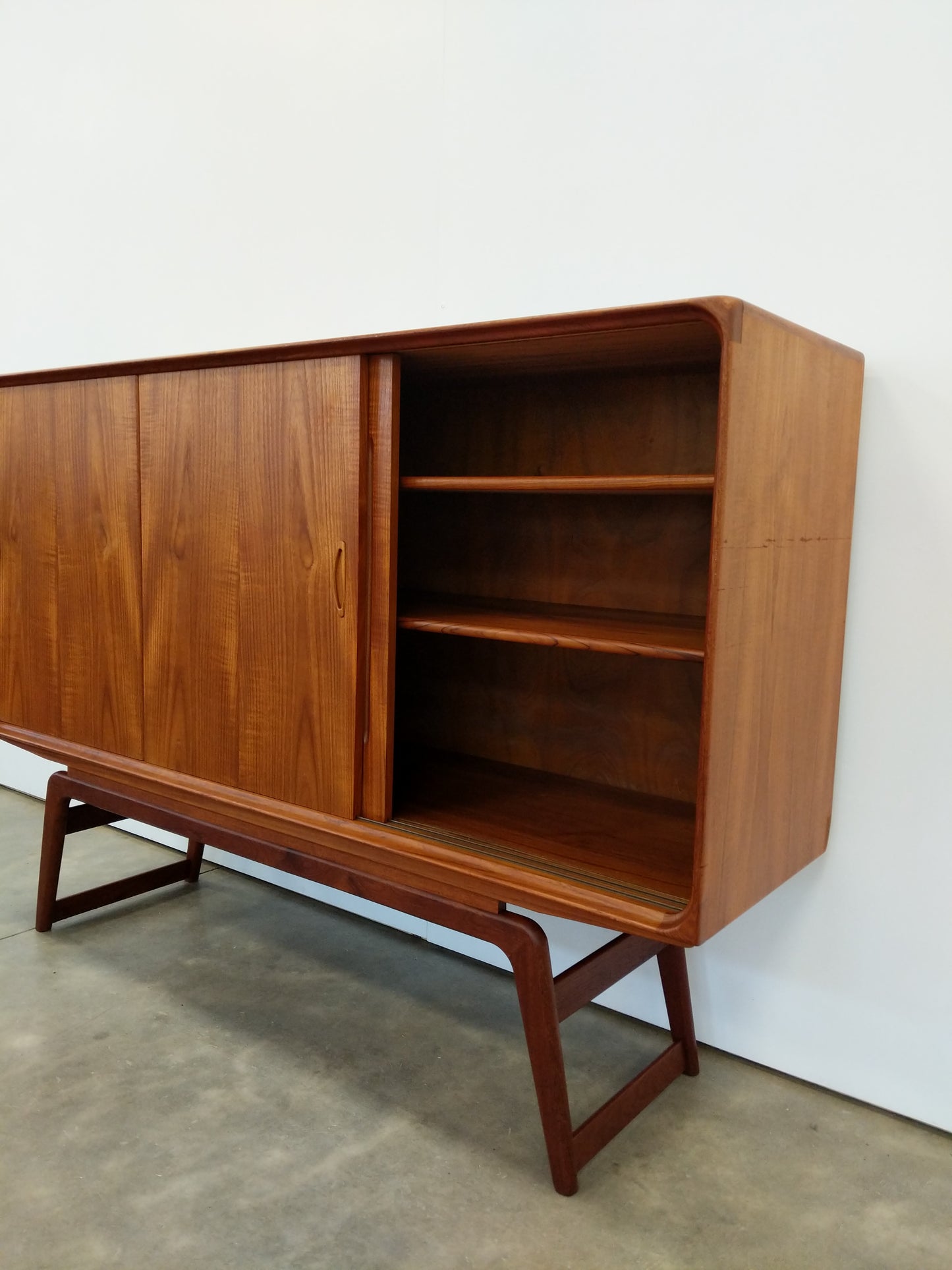 Vintage Danish Modern Teak Sideboard by Clausen & Søn