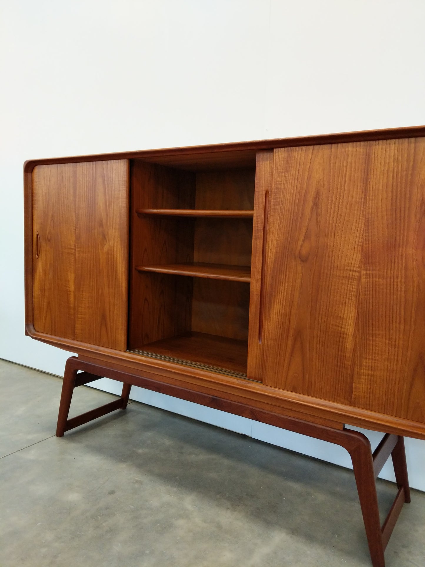 Vintage Danish Modern Teak Sideboard by Clausen & Søn