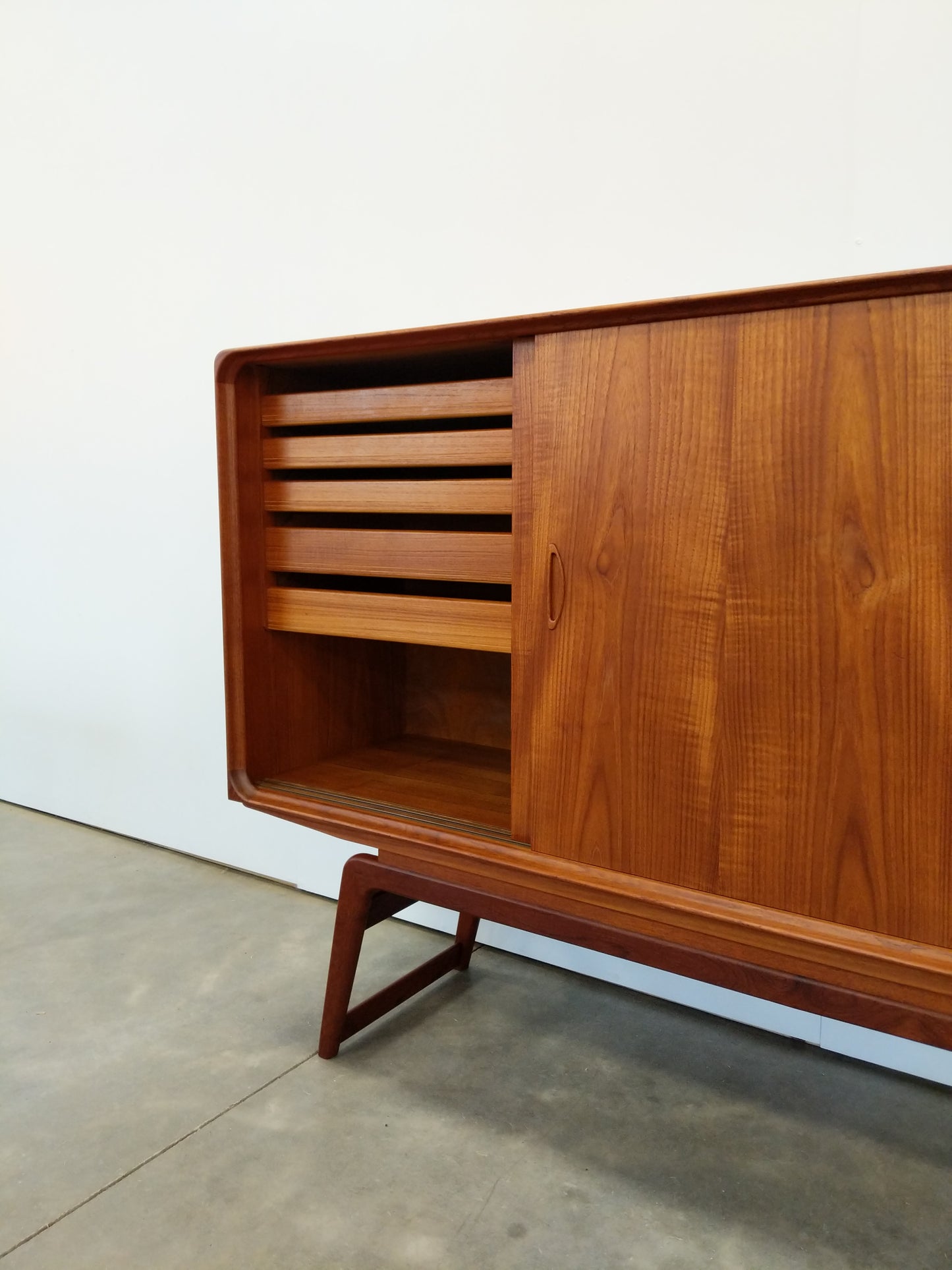 Vintage Danish Modern Teak Sideboard by Clausen & Søn