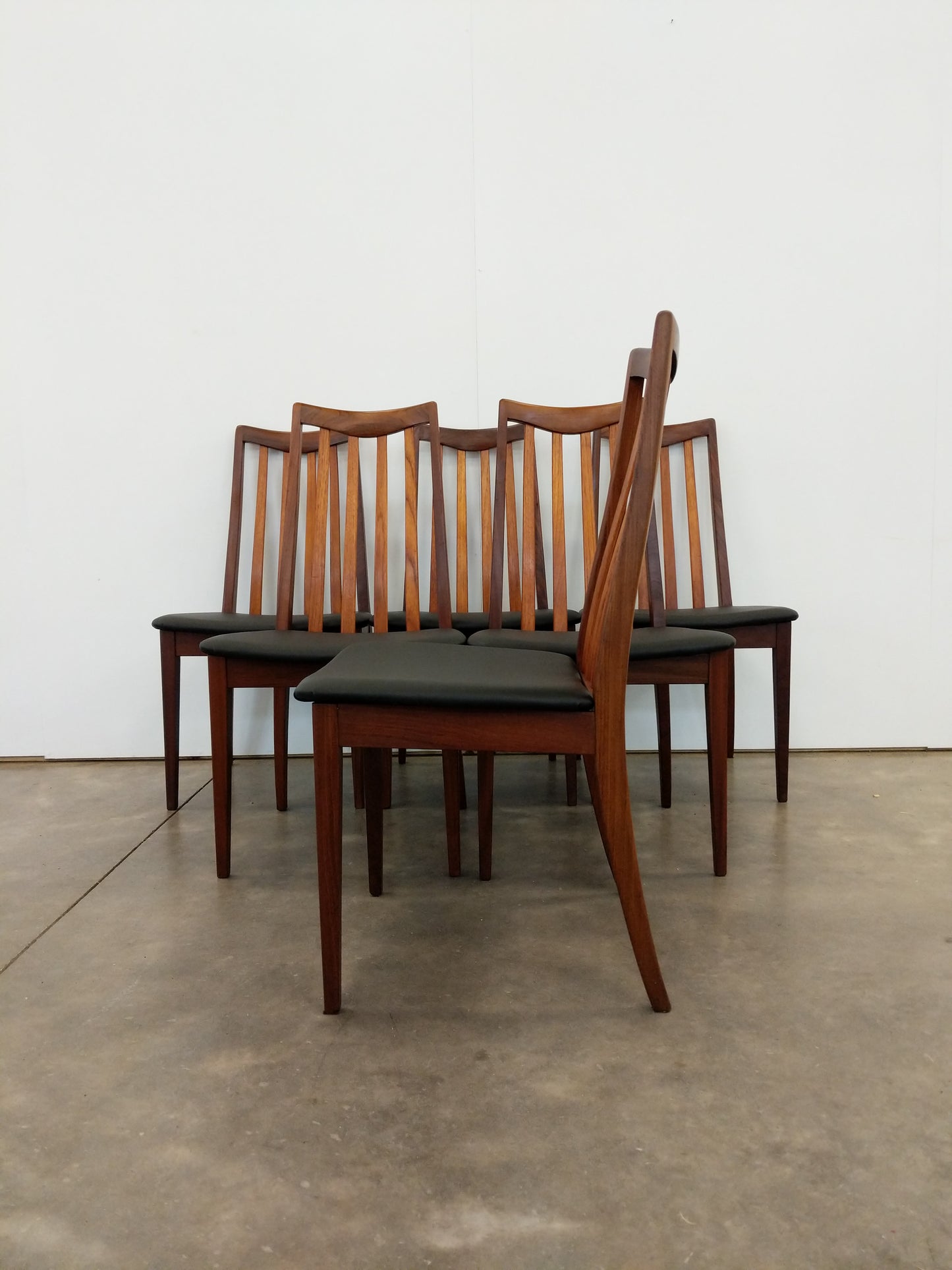 Set of 6 Vintage Mid Century Modern Dining Chairs by G Plan