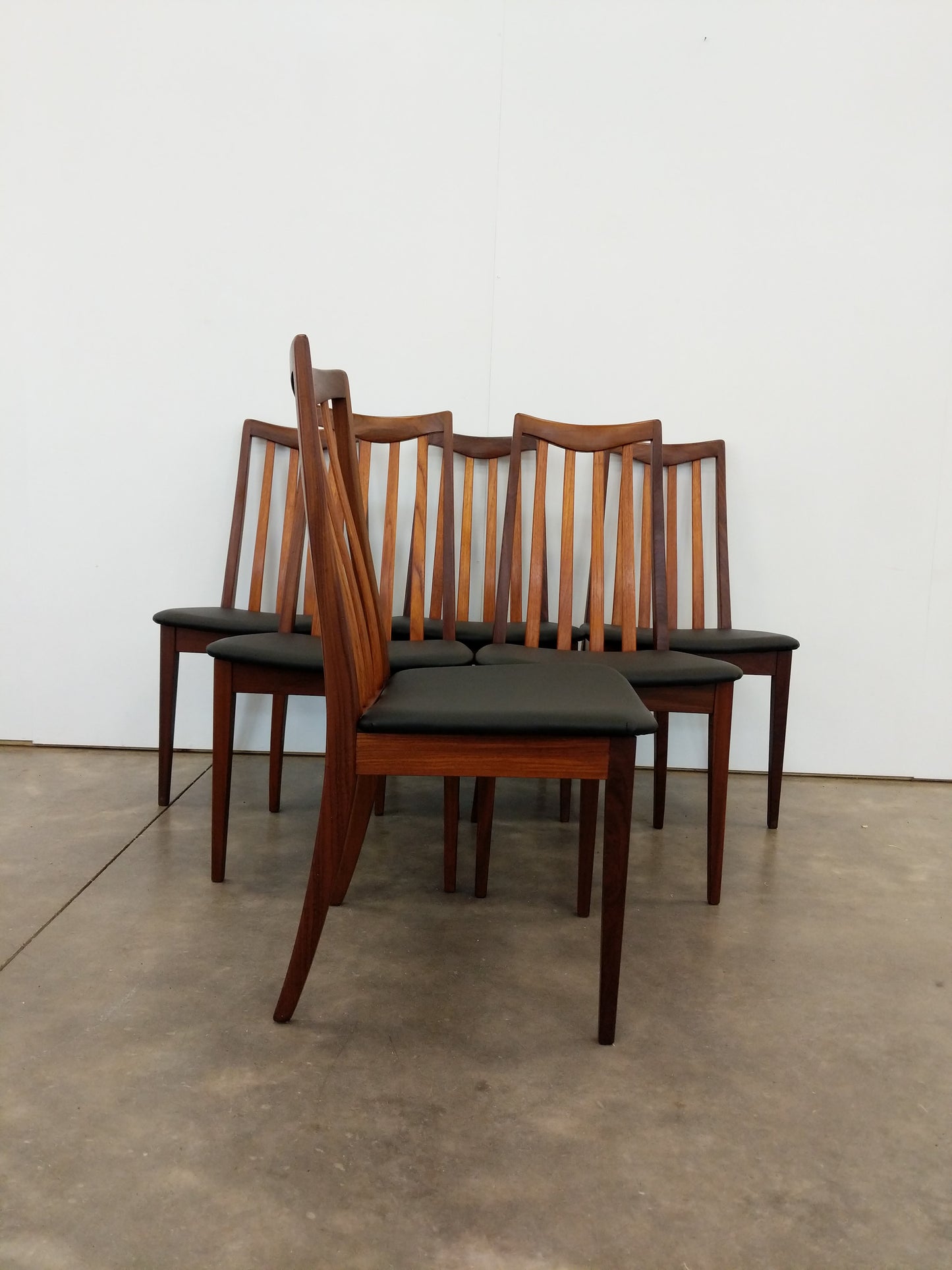Set of 6 Vintage Mid Century Modern Dining Chairs by G Plan