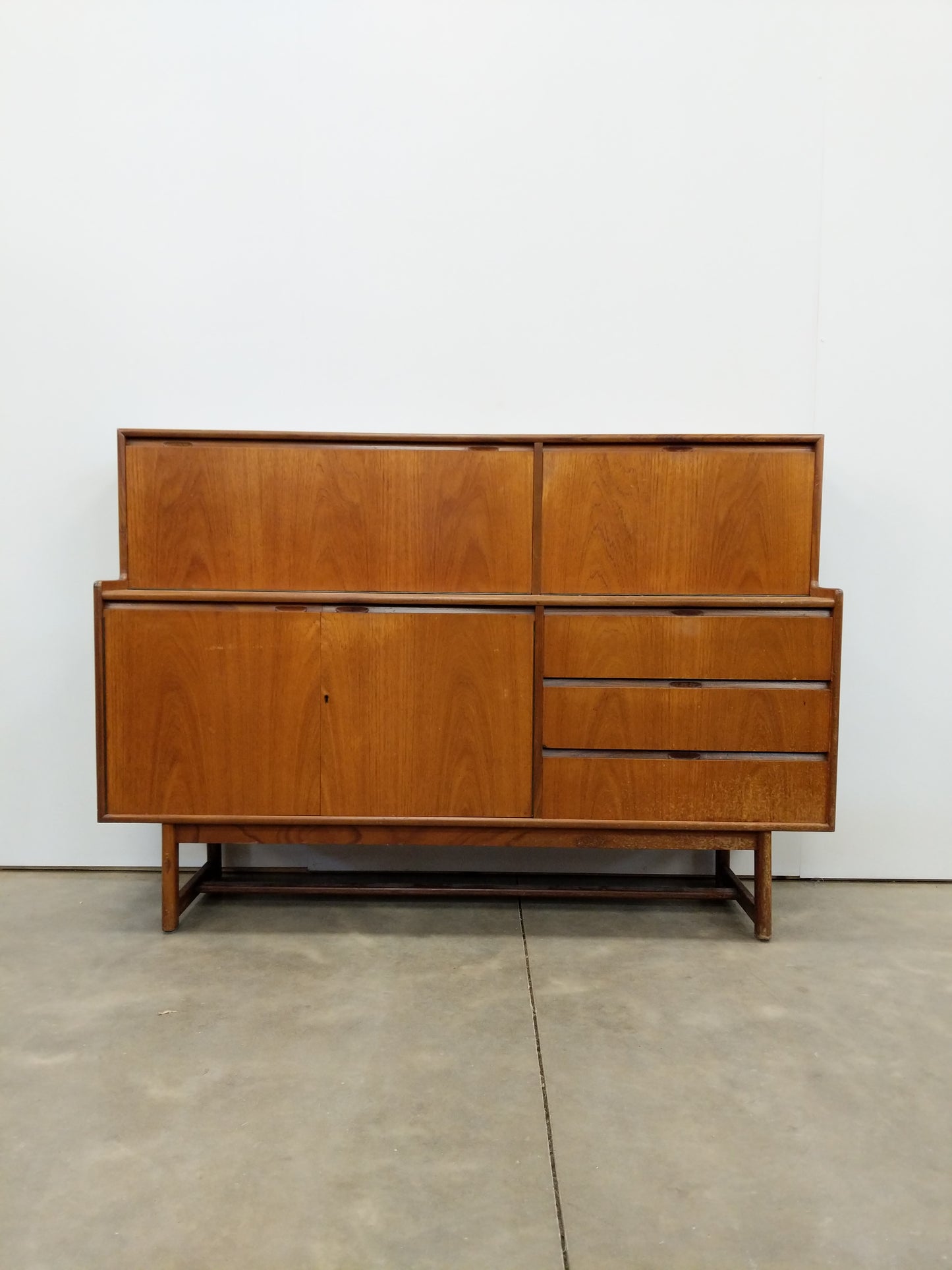 Vintage Mid Century Modern Teak Sideboard