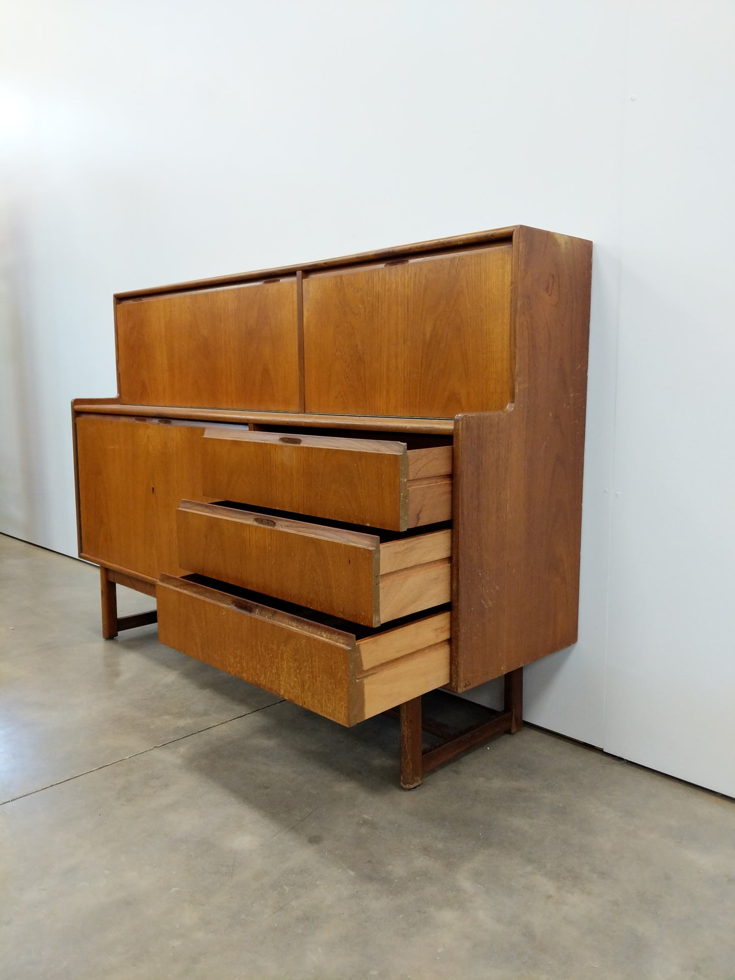 Vintage Mid Century Modern Teak Sideboard